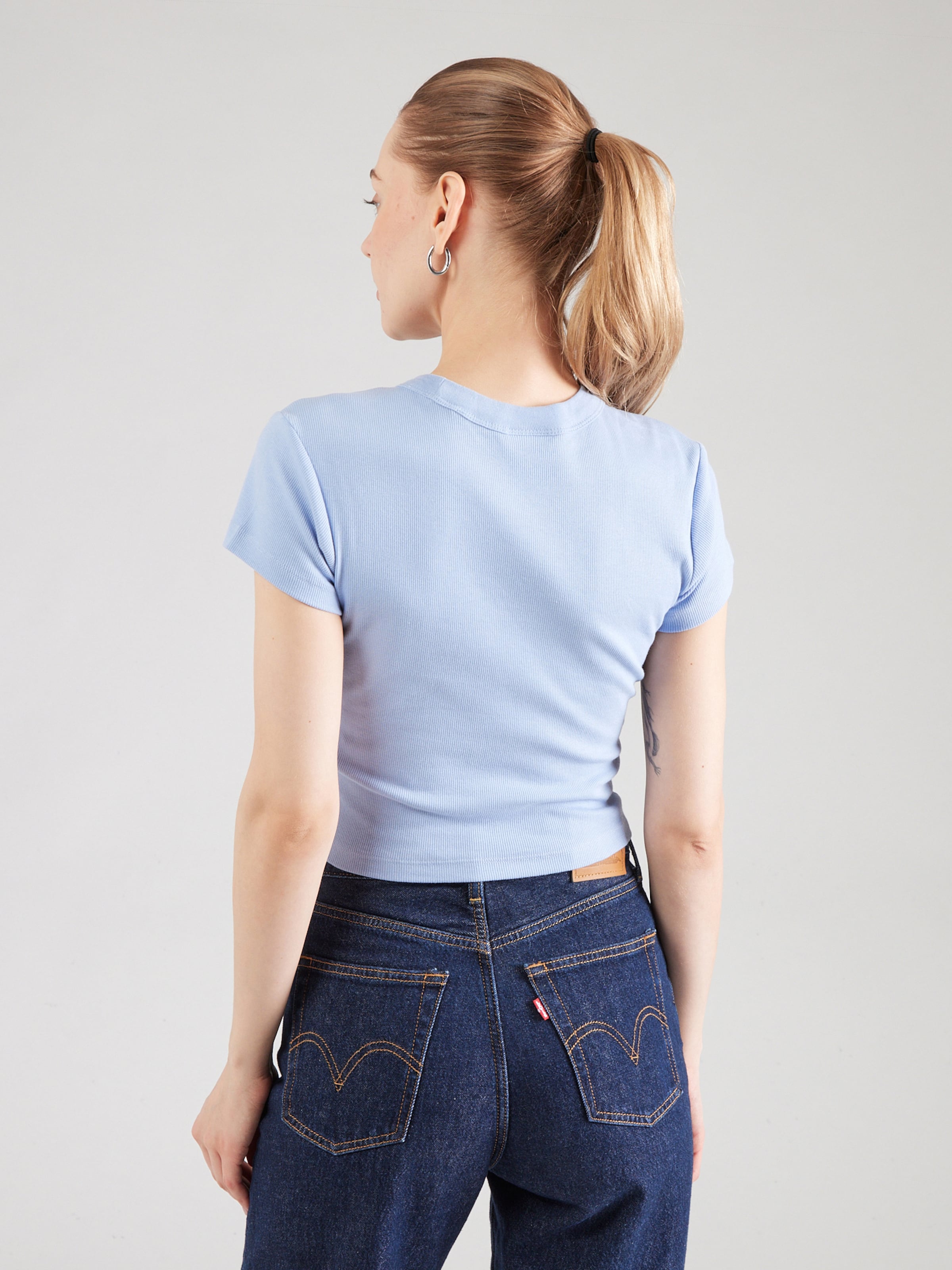 ELEMENT Majica 'YARNHILL' svetlo modra