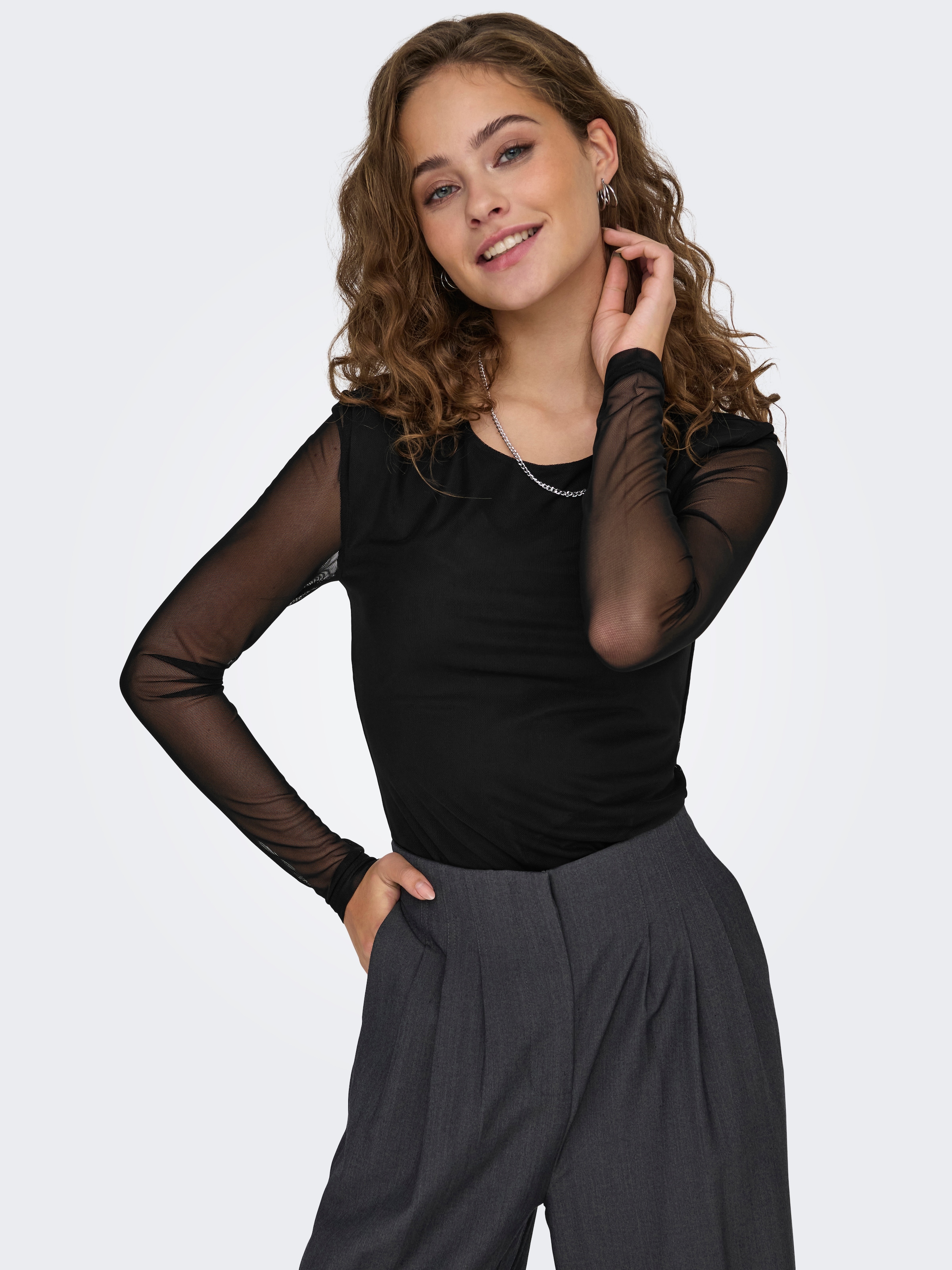 ONLY Bodi majica 'ONLTeressa' črna