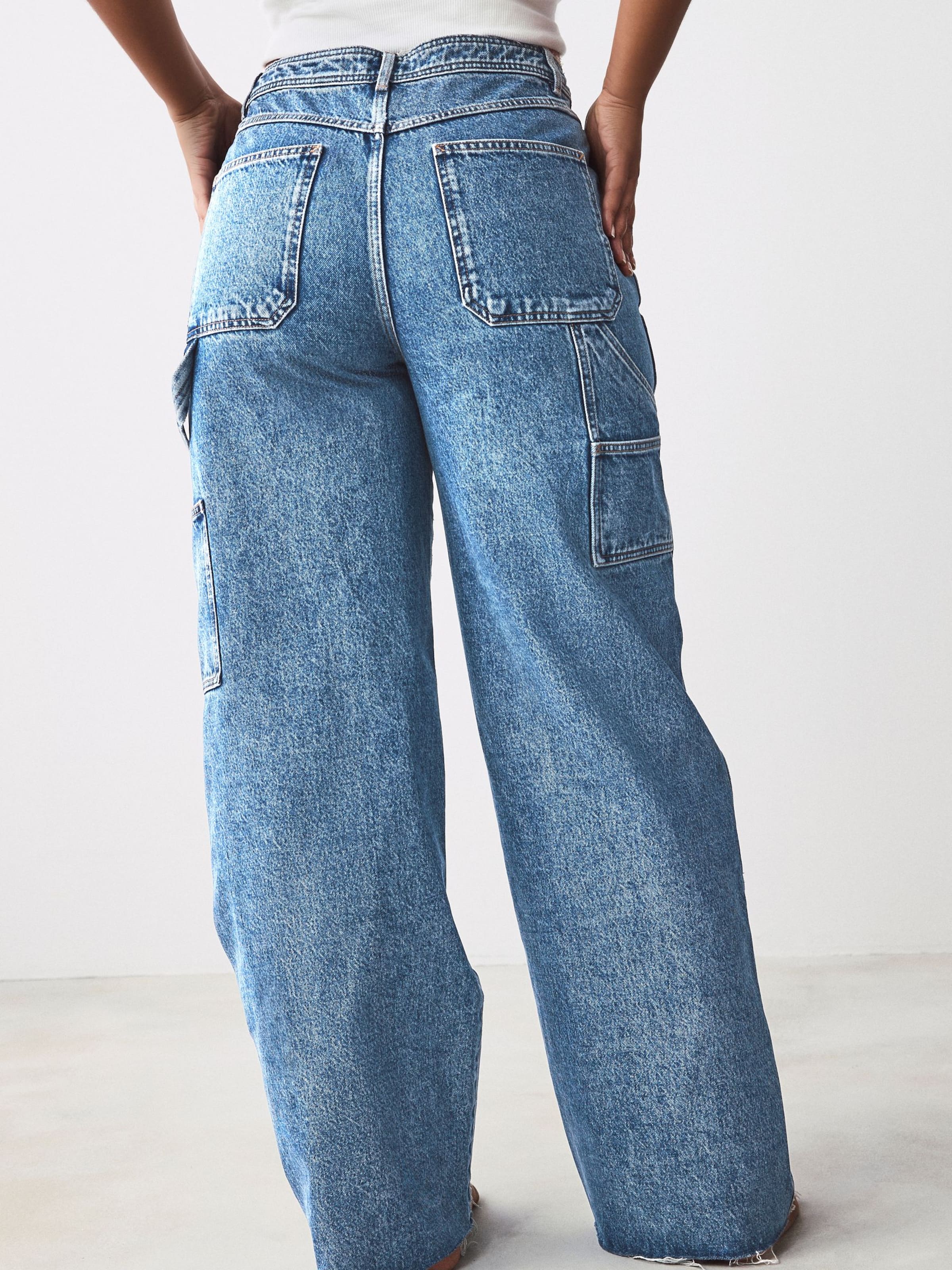 Next Kargo kavbojke moder denim