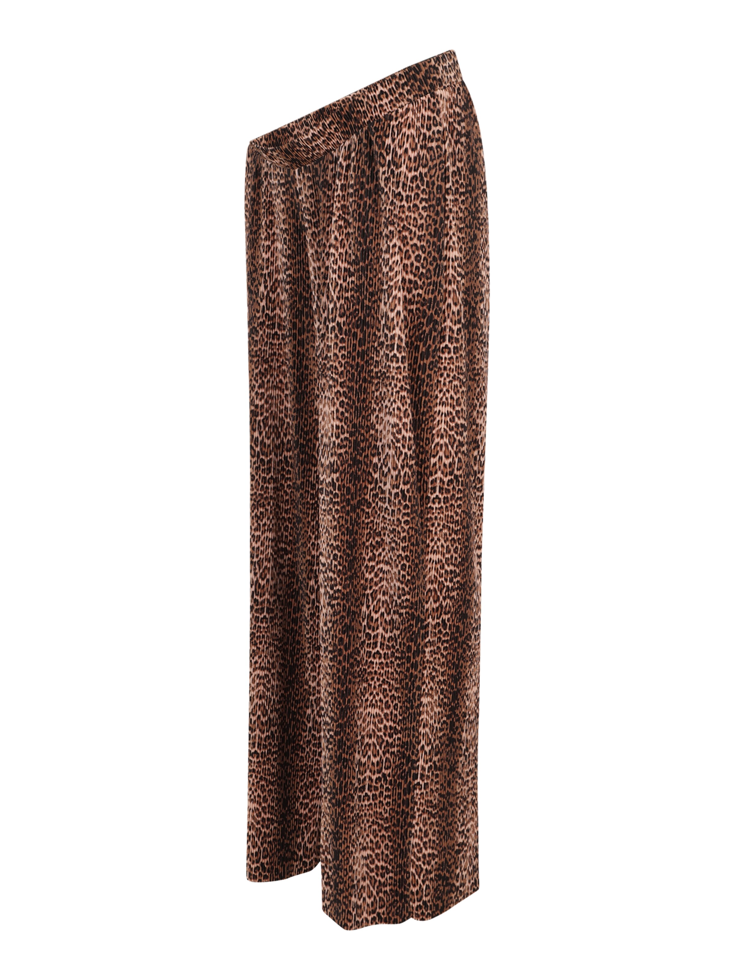 MAMALICIOUS Hlače 'MLAURA' rjava / svetlo rjava / črna