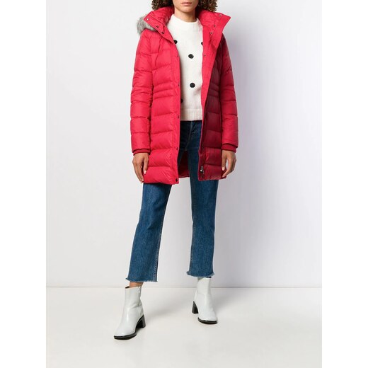 tommy hilfiger red parka