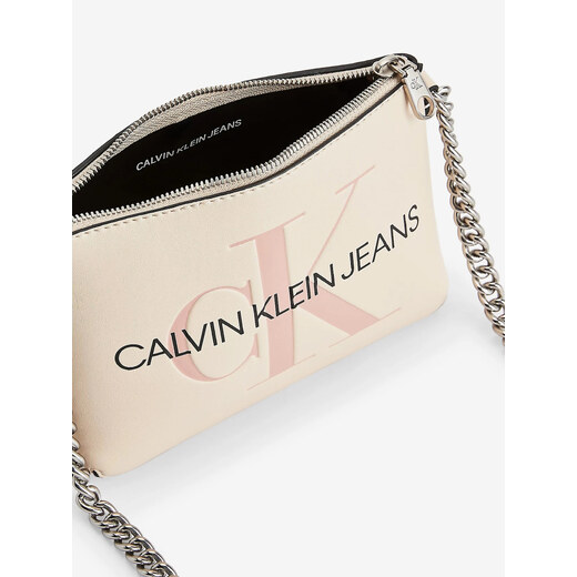 Calvin Klein - Calvin Klein - Bela ženska torbica - CKK60K609289-02W