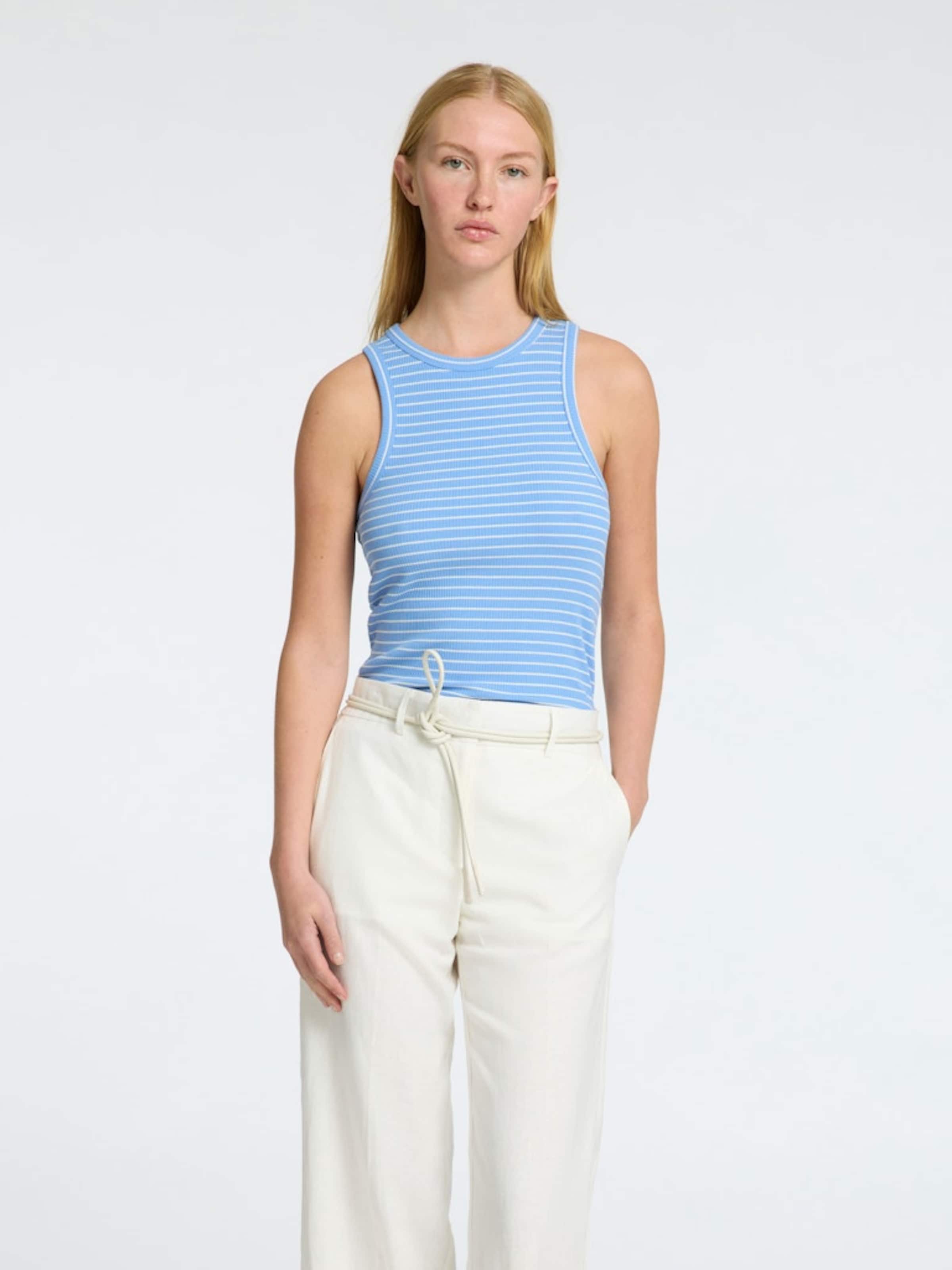 SELECTED Top 'SLFANNA' modra / bela