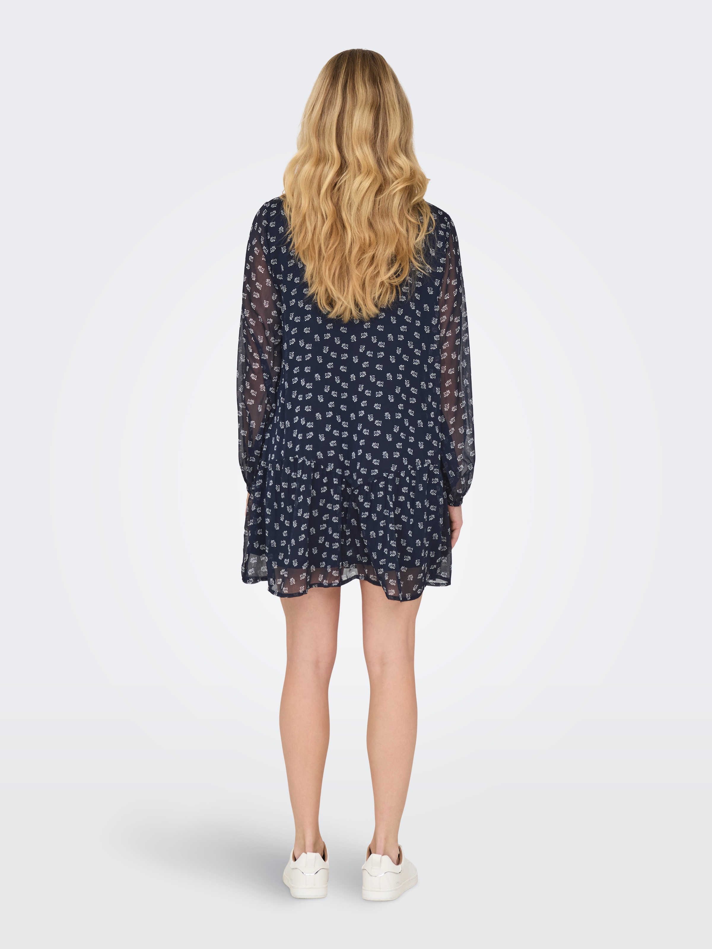 ONLY Dolga srajca 'ONLEMILIE' nočno modra / bela