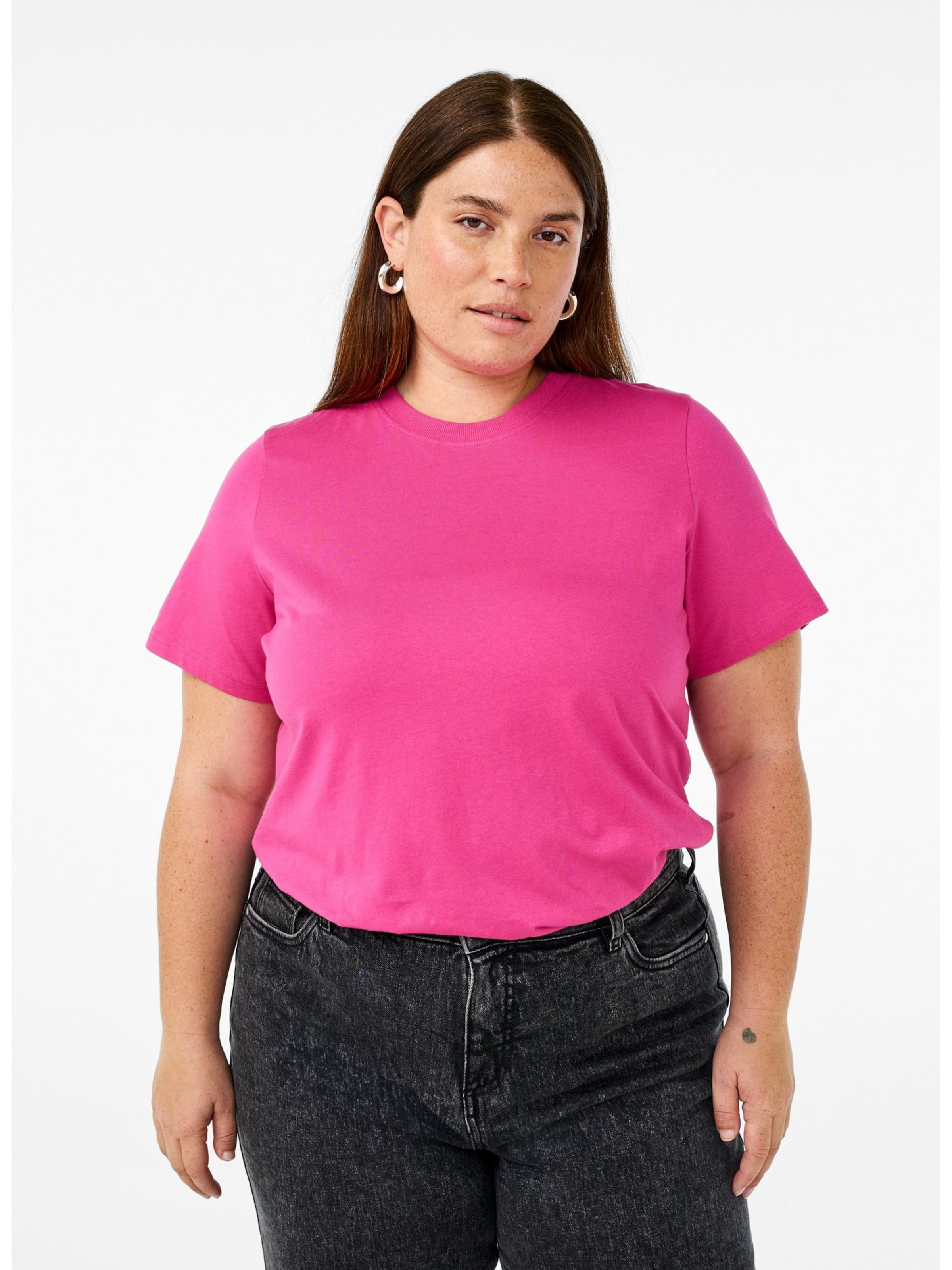 Zizzi Majica 'VCHARLIN' malina