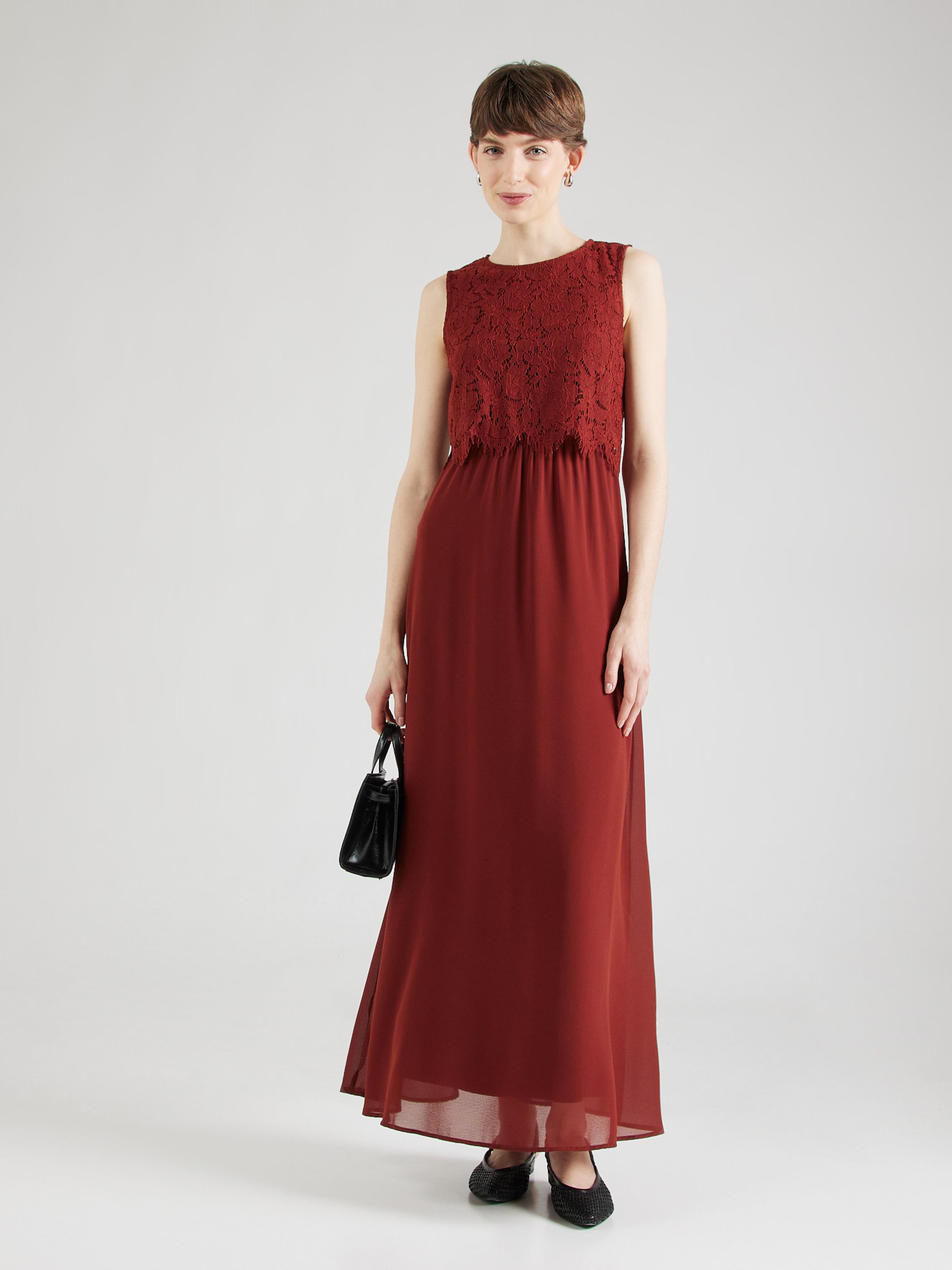 VILA Večerna obleka 'Vimilina' rjasto rdeča