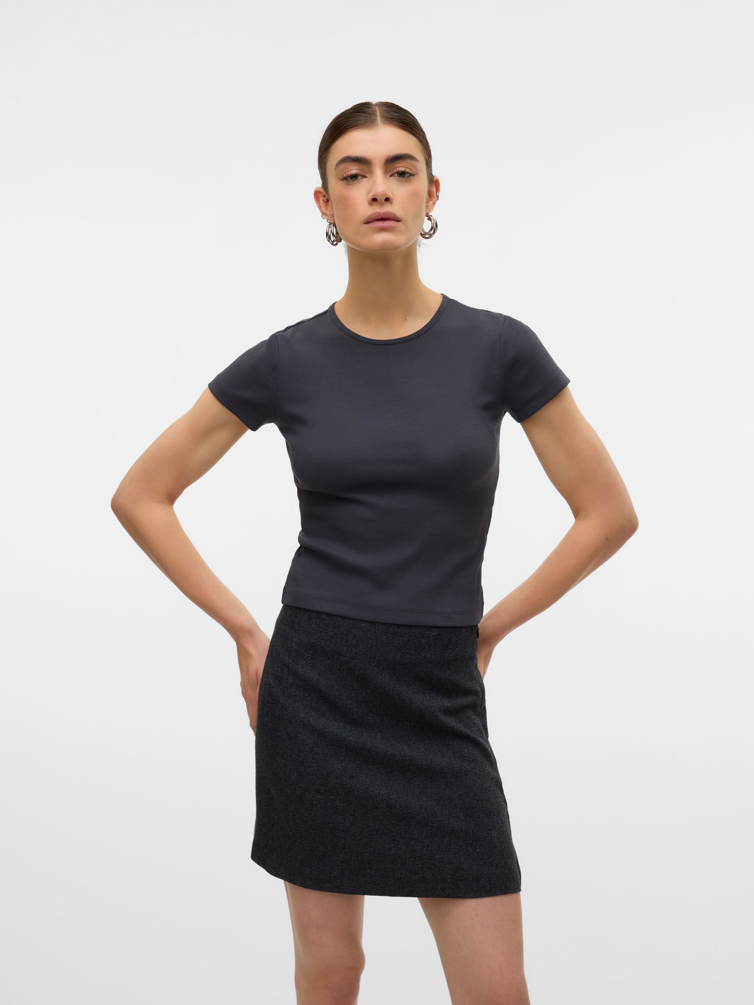 VERO MODA Majica 'VMChloe' antracit