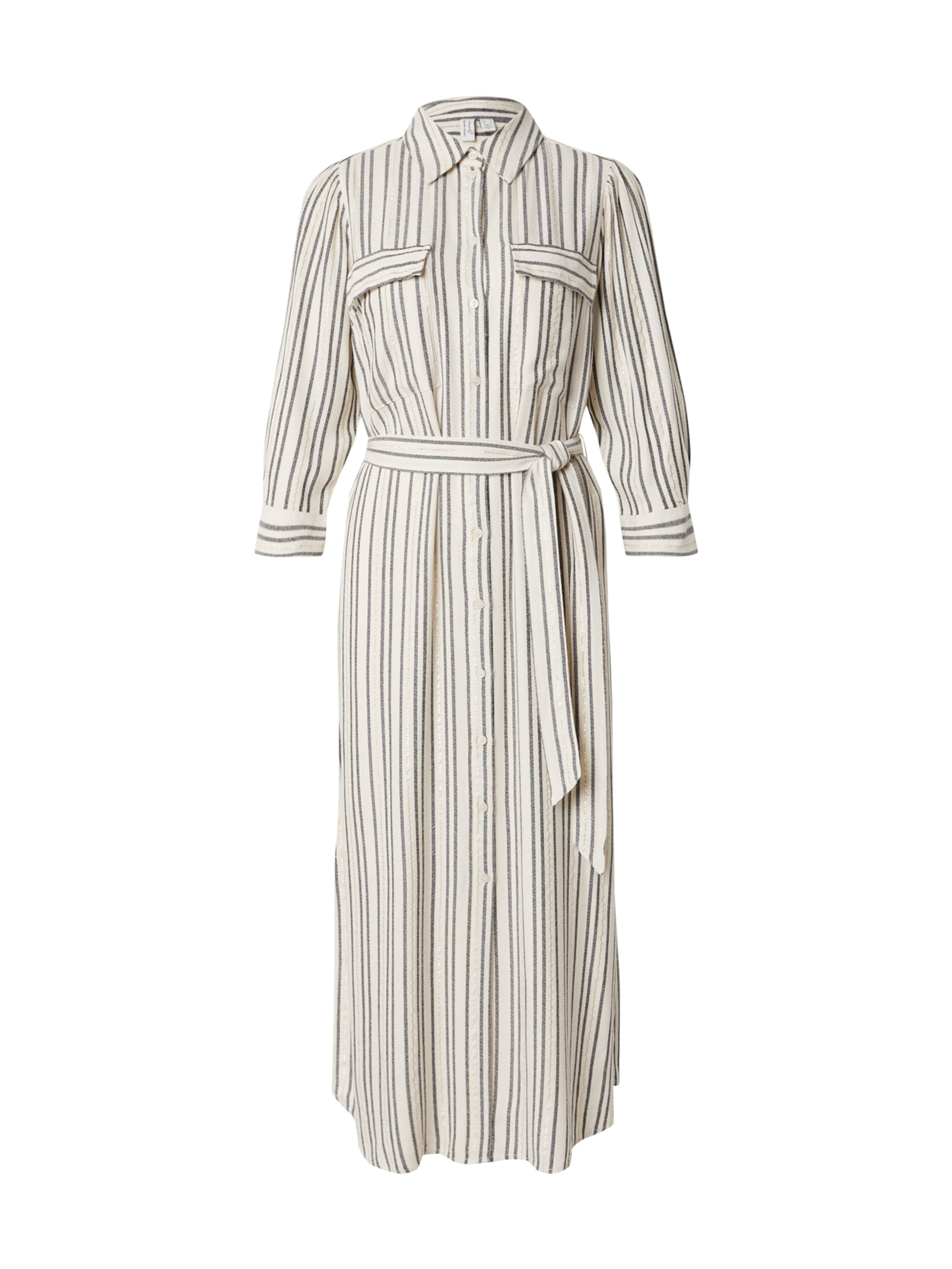 VERO MODA Dolga srajca 'VMBAYA' bež / črna / srebrna