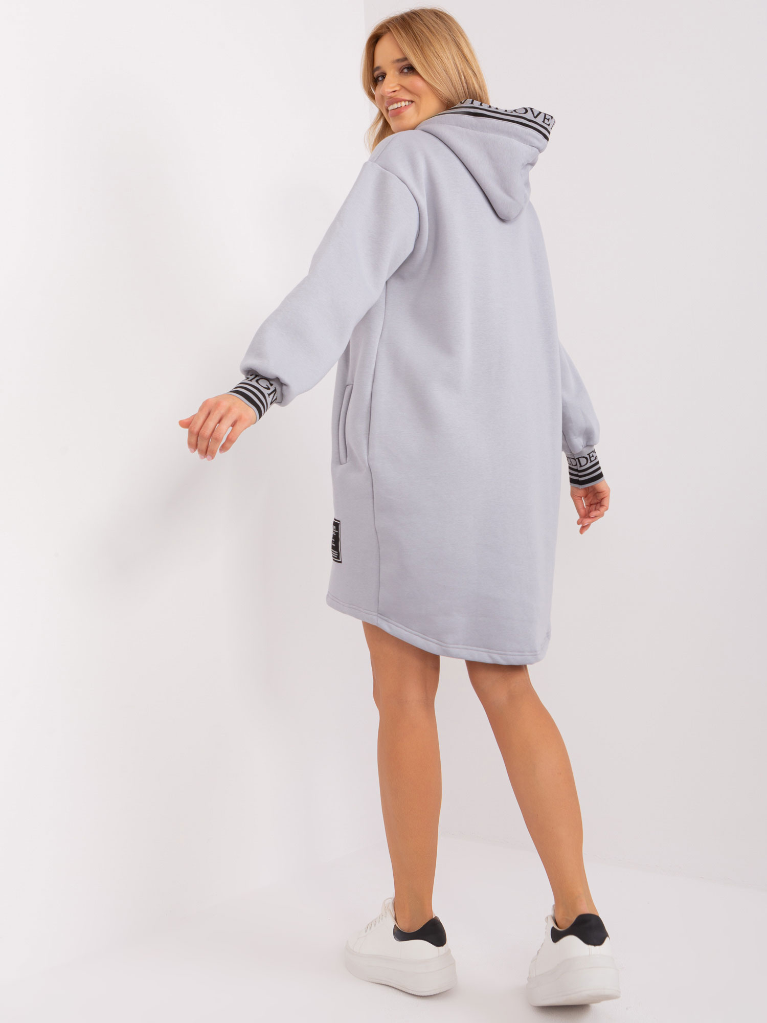 RELEVANCE Tunic-RV-TU-9224.95P-Grey