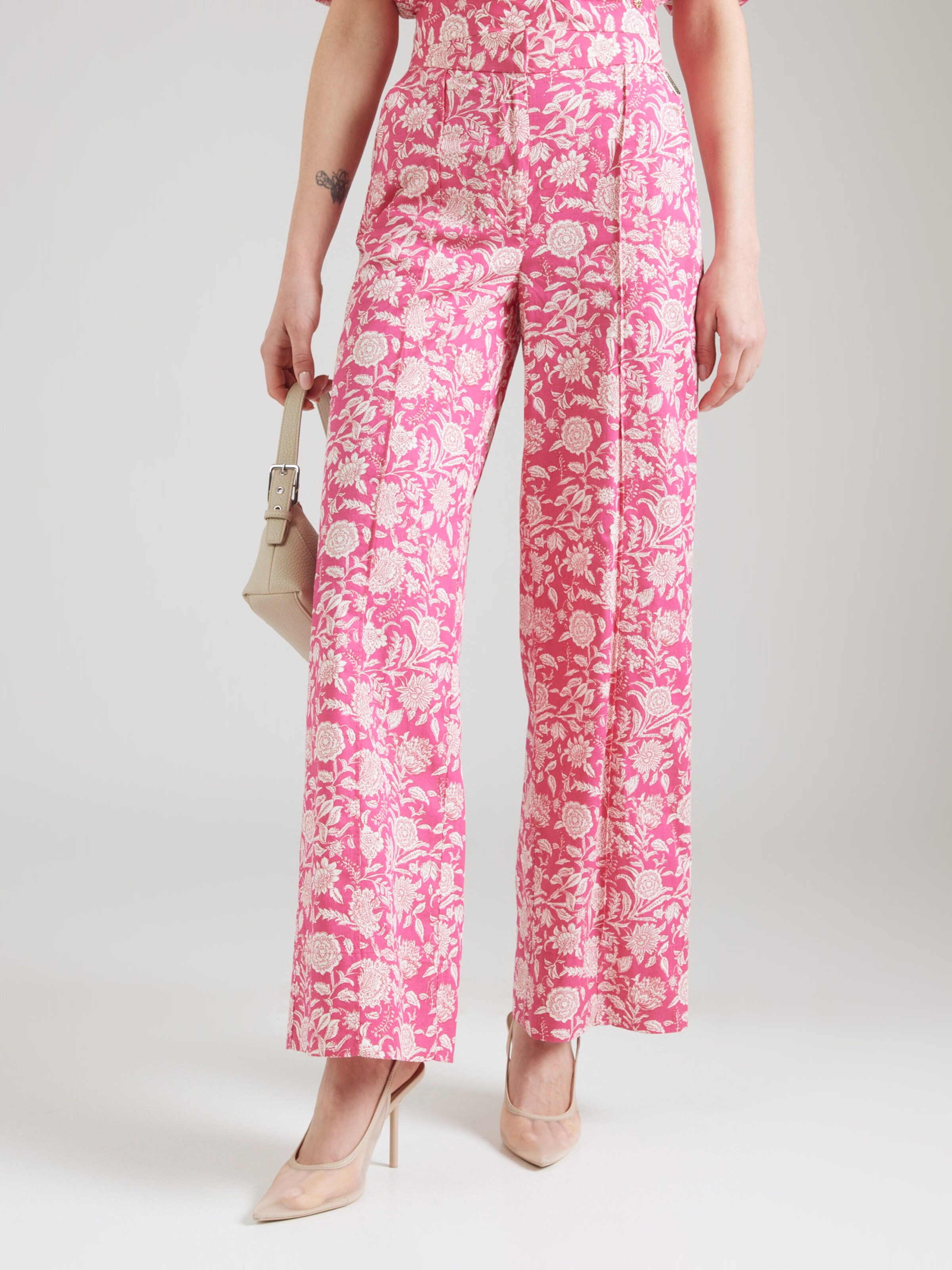 Harper & Yve Hlače roza / bela