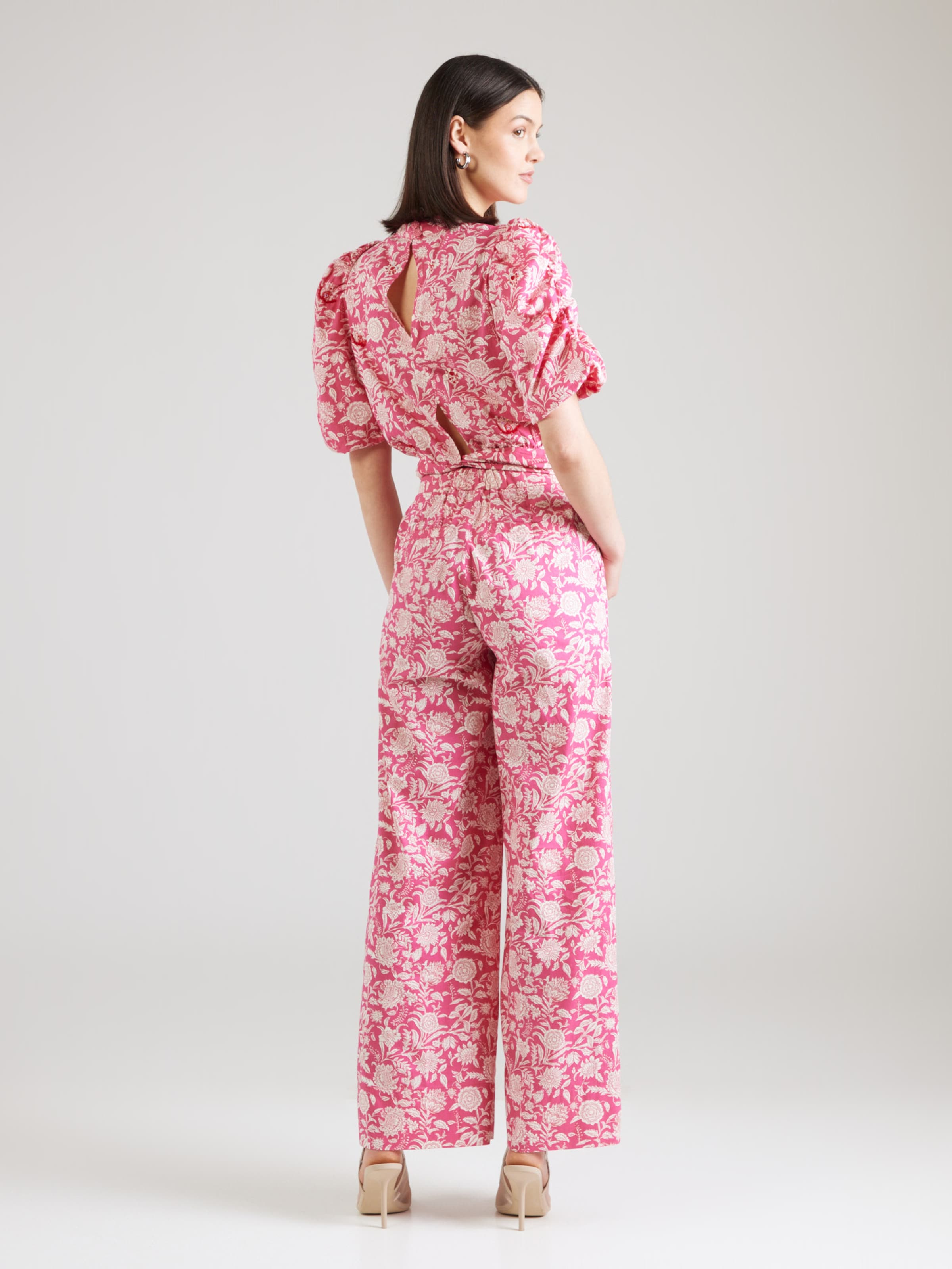 Harper & Yve Hlače roza / bela