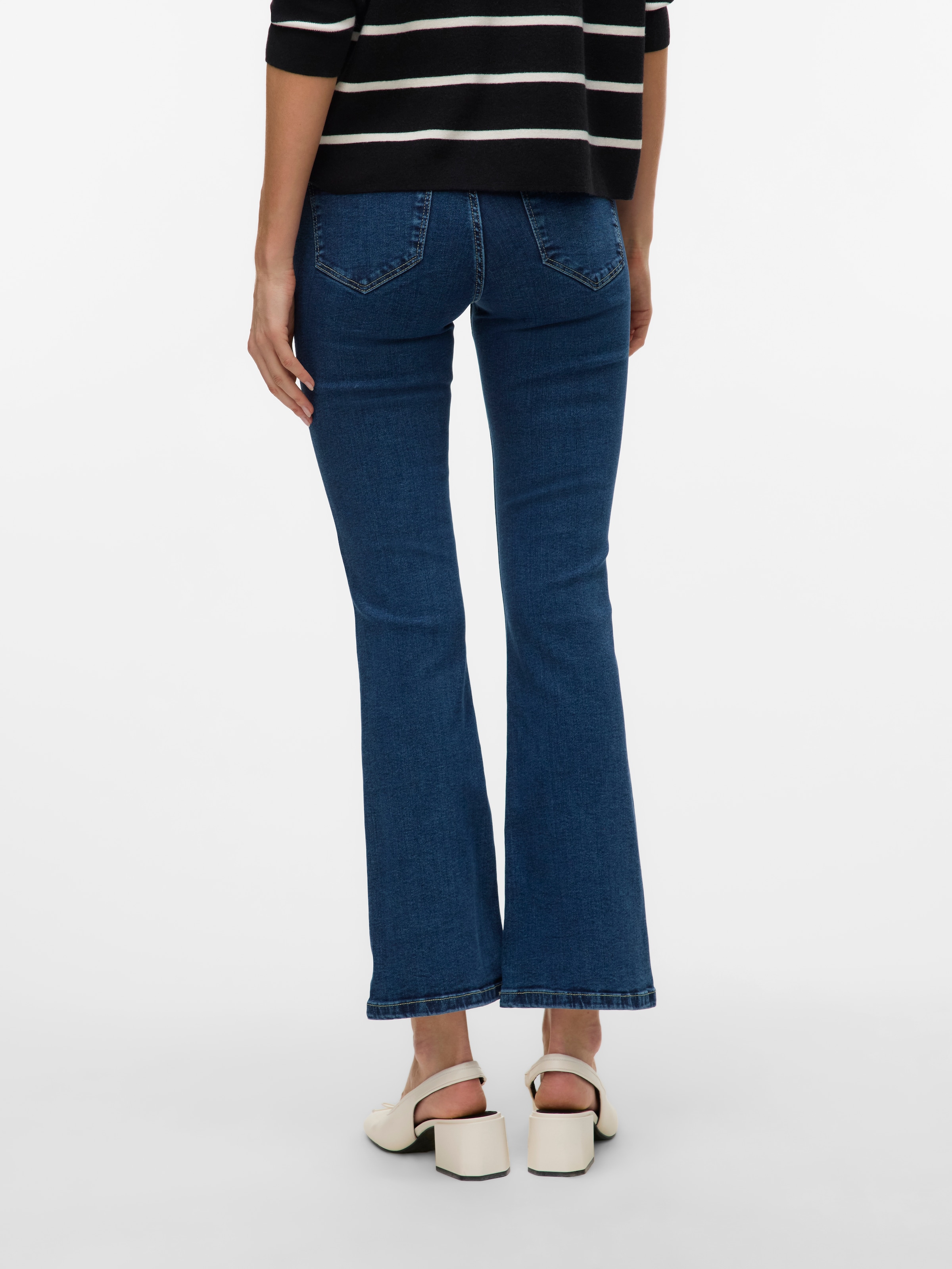 VERO MODA Kavbojke 'VMHELMA' temno modra