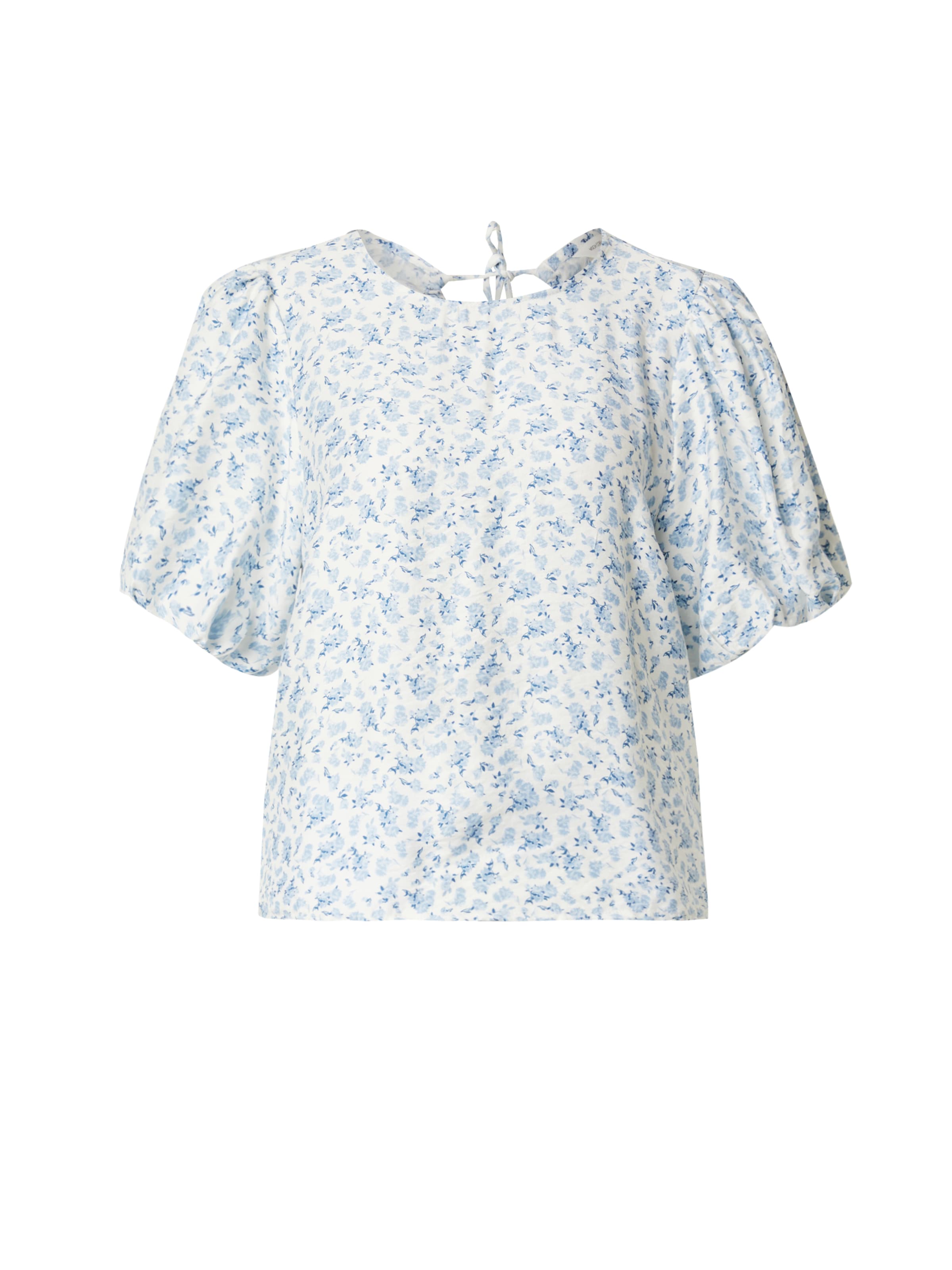 MSCH COPENHAGEN Majica 'MSCHCajsa Karalynn' modra / svetlo modra / bela