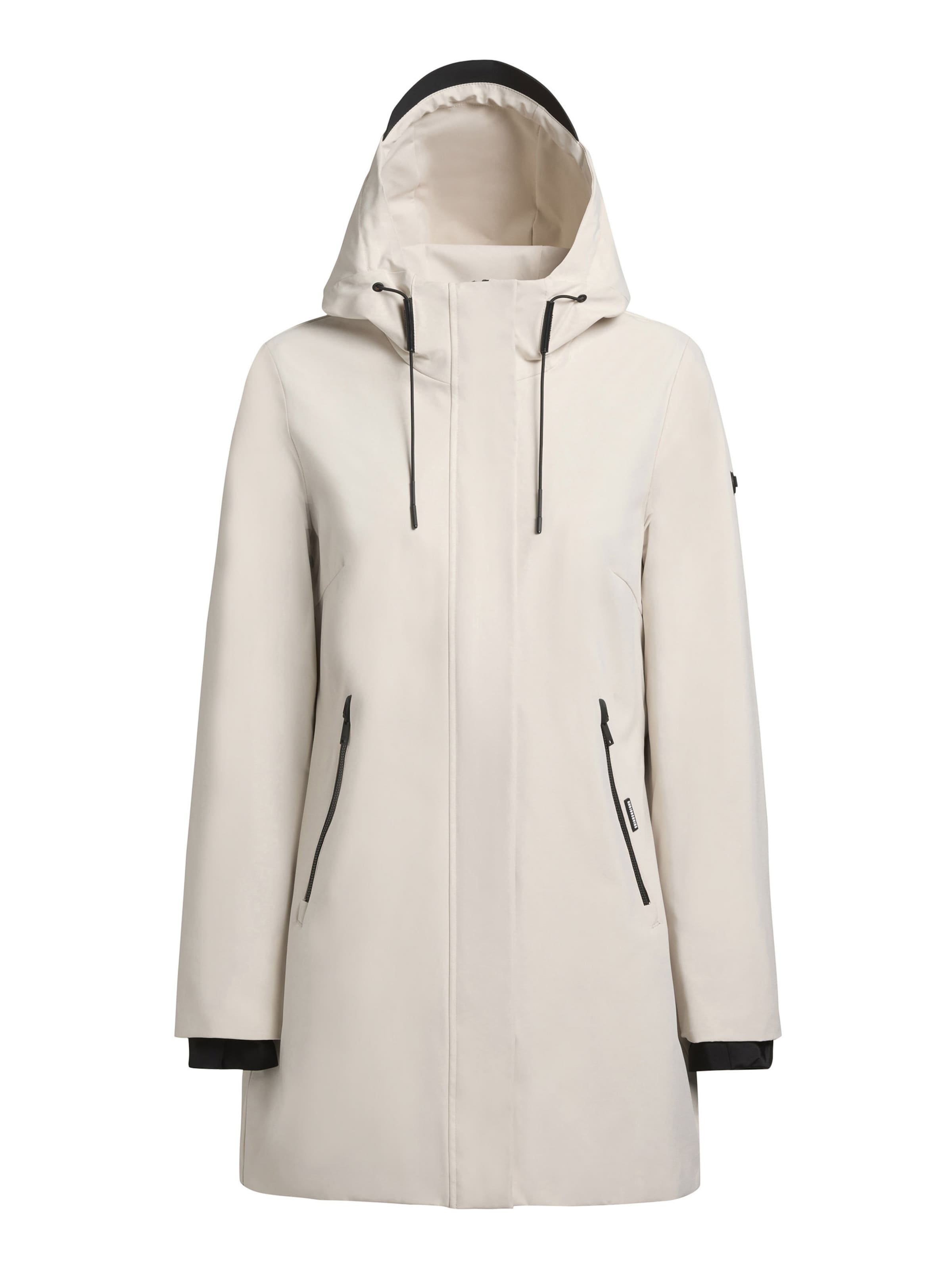 khujo Funkcionalen plašč 'Izaf3' bela / naravno bela