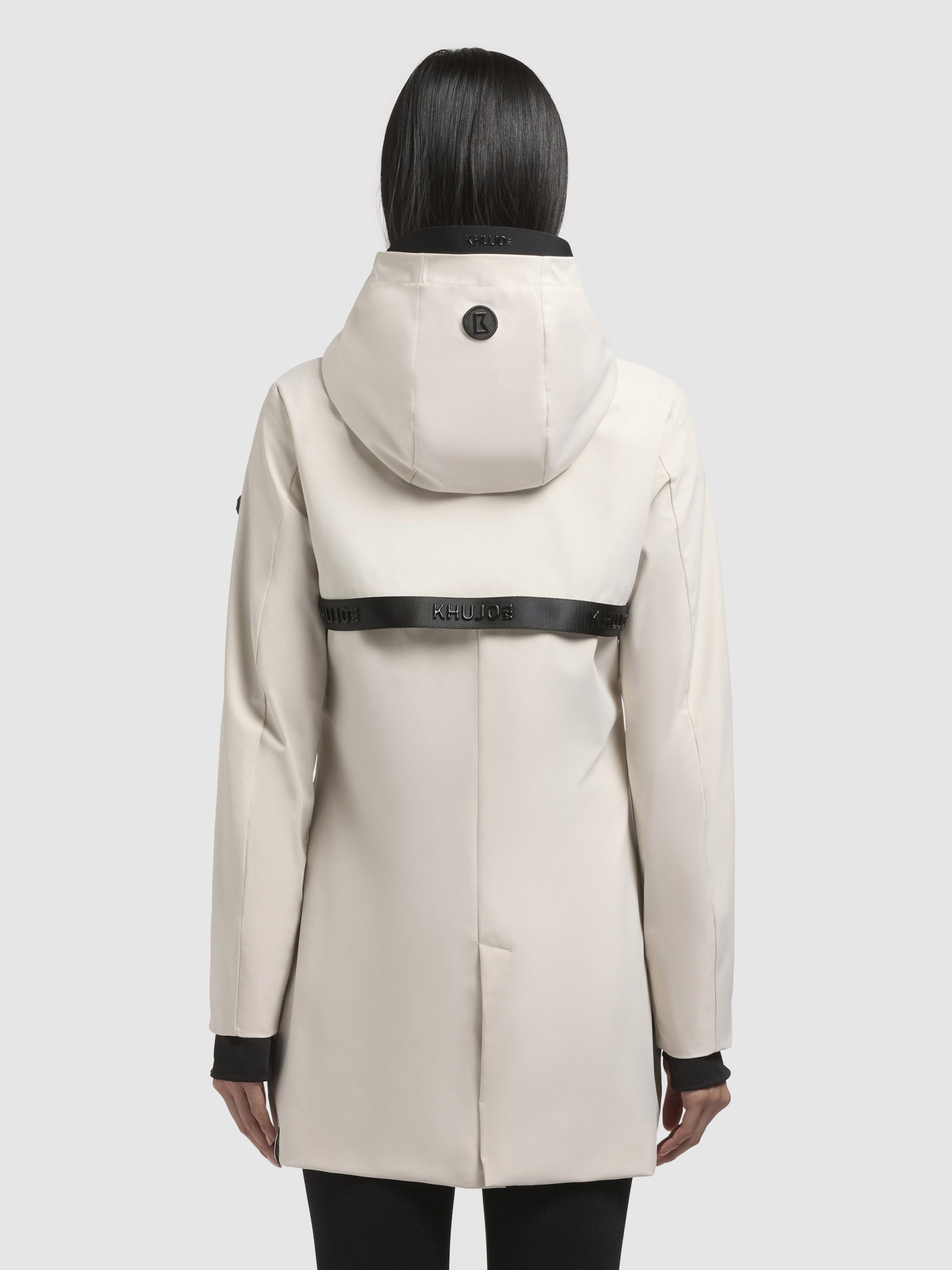 khujo Funkcionalen plašč 'Izaf3' bela / naravno bela