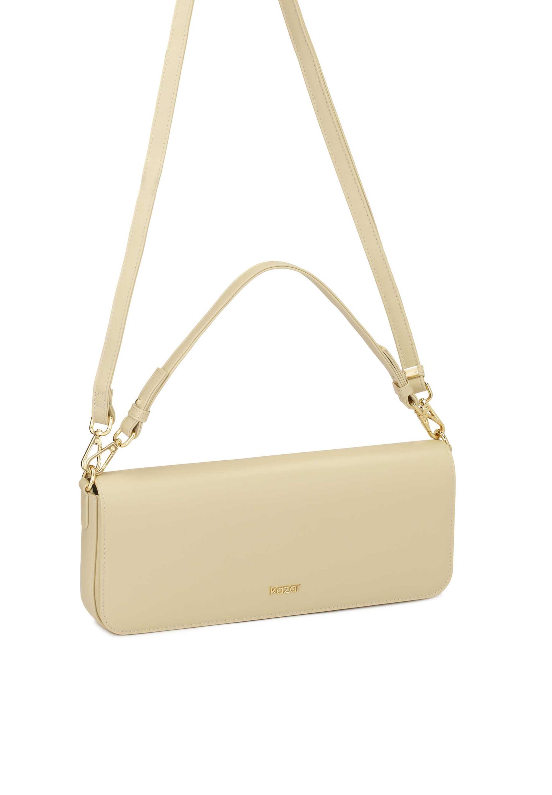 Kazar Ročna torbica kremna