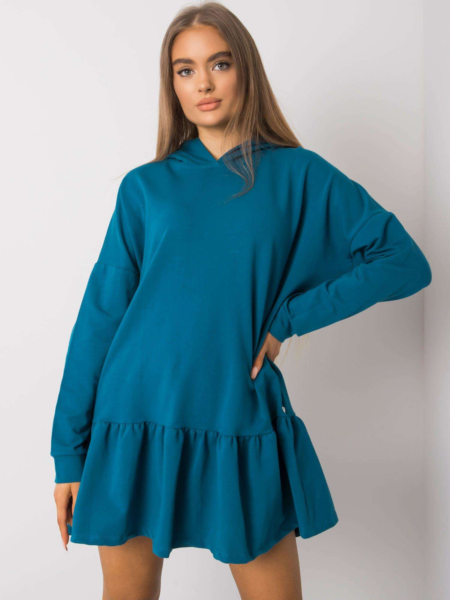 BASIC Feel Good Dress-RV-SK-7184.22X-Sea