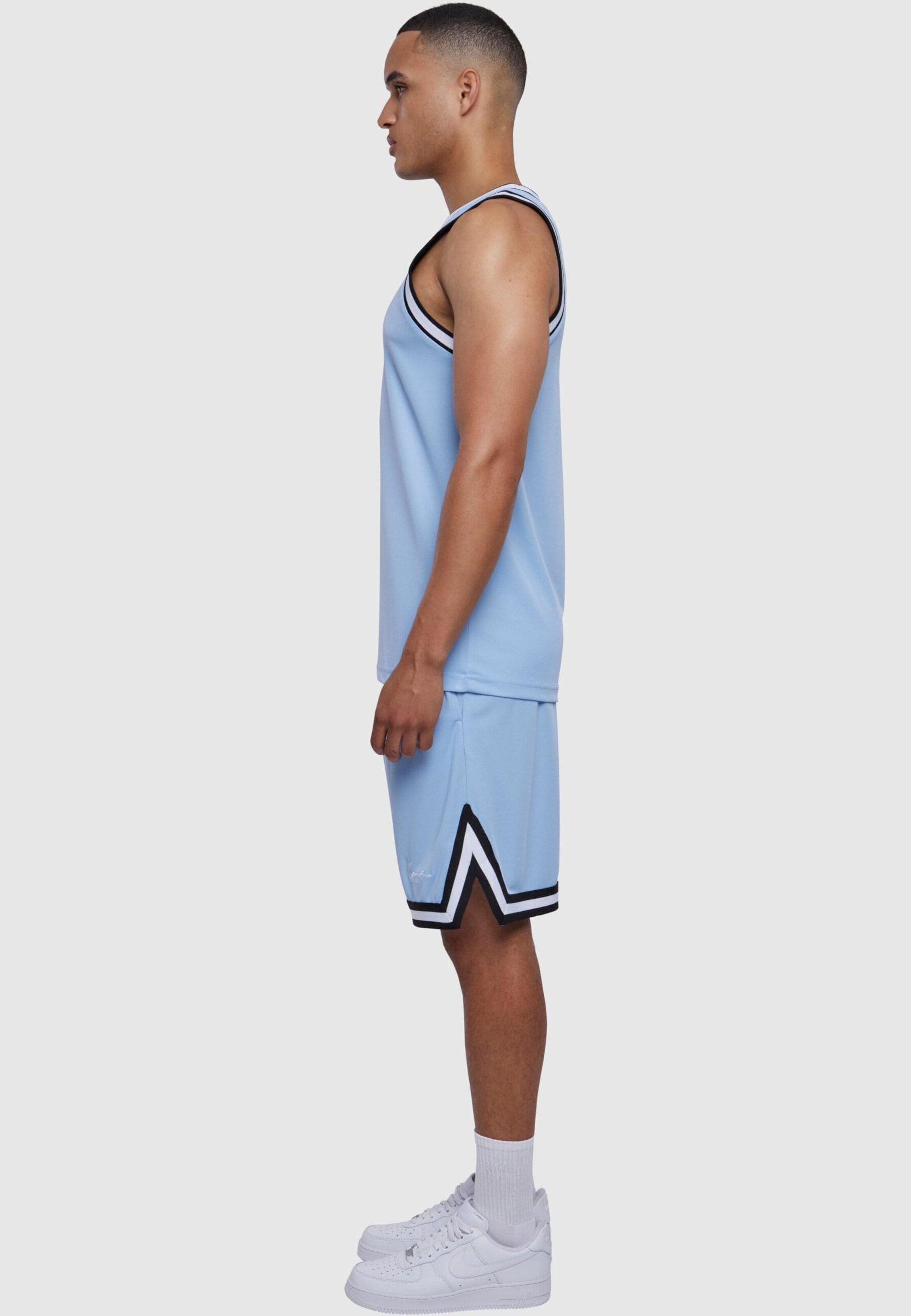 Karl Kani Majica mornarska / svetlo modra / bela