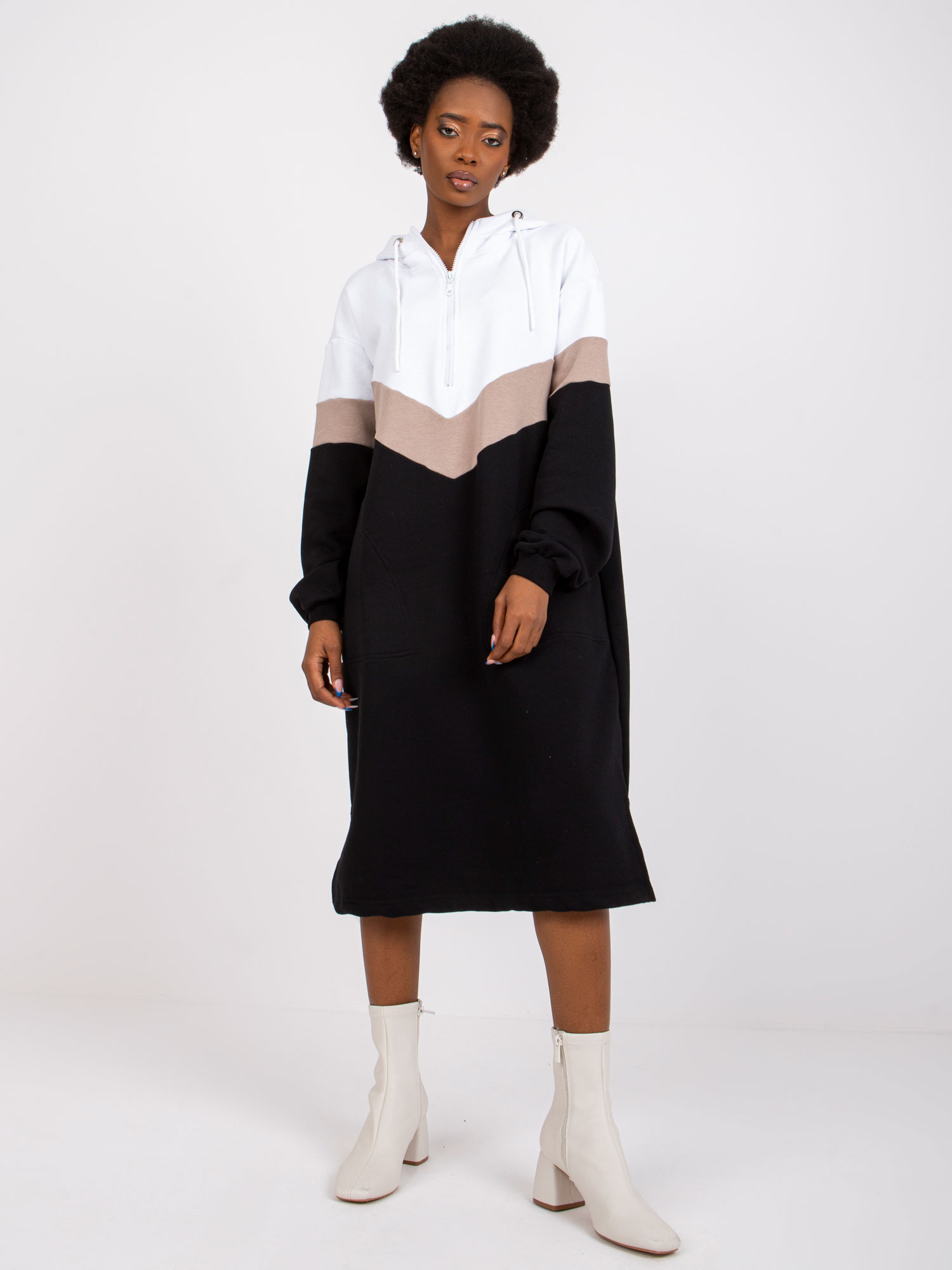 RUE PARIS Dress-RV-SK-7462.00-white-black