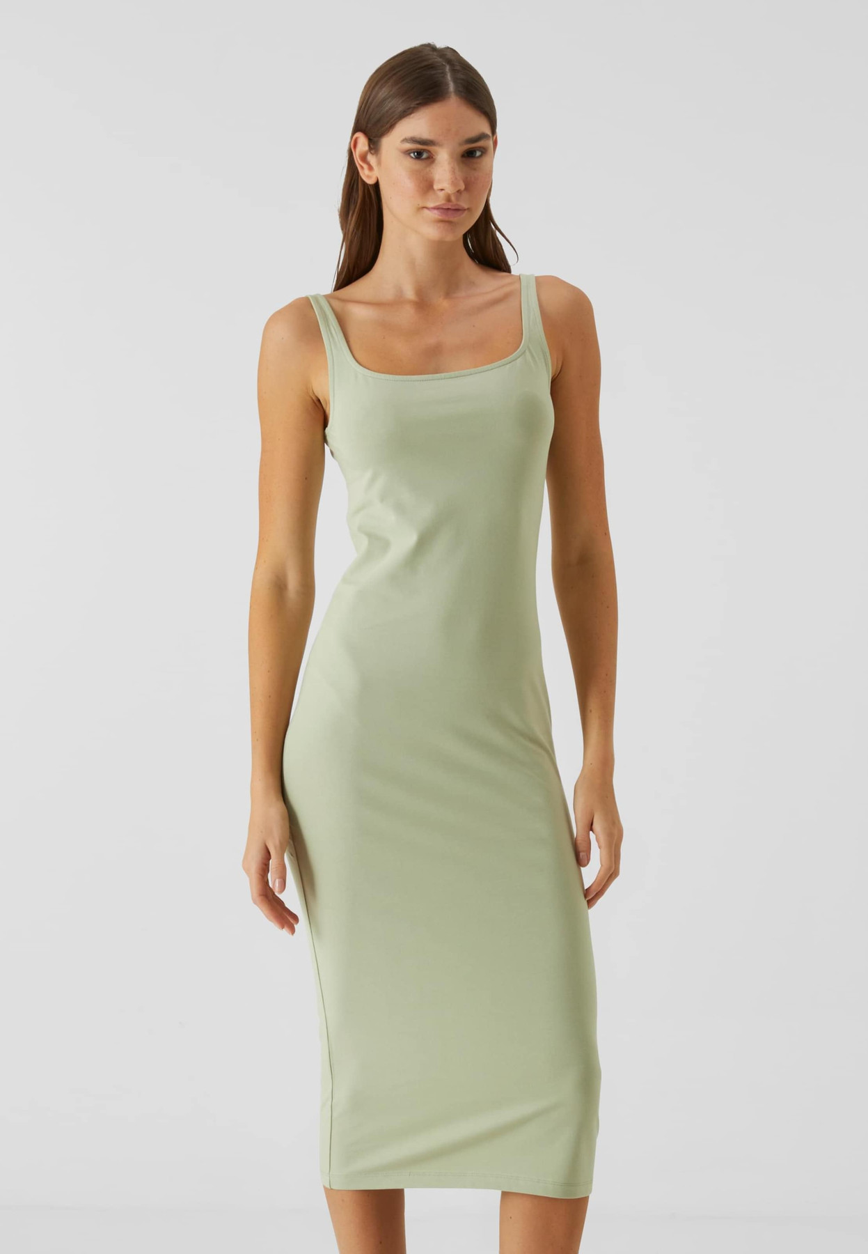 Urban Classics Obleka pastelno zelena