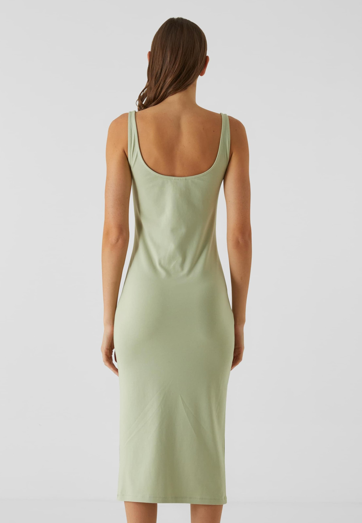 Urban Classics Obleka pastelno zelena