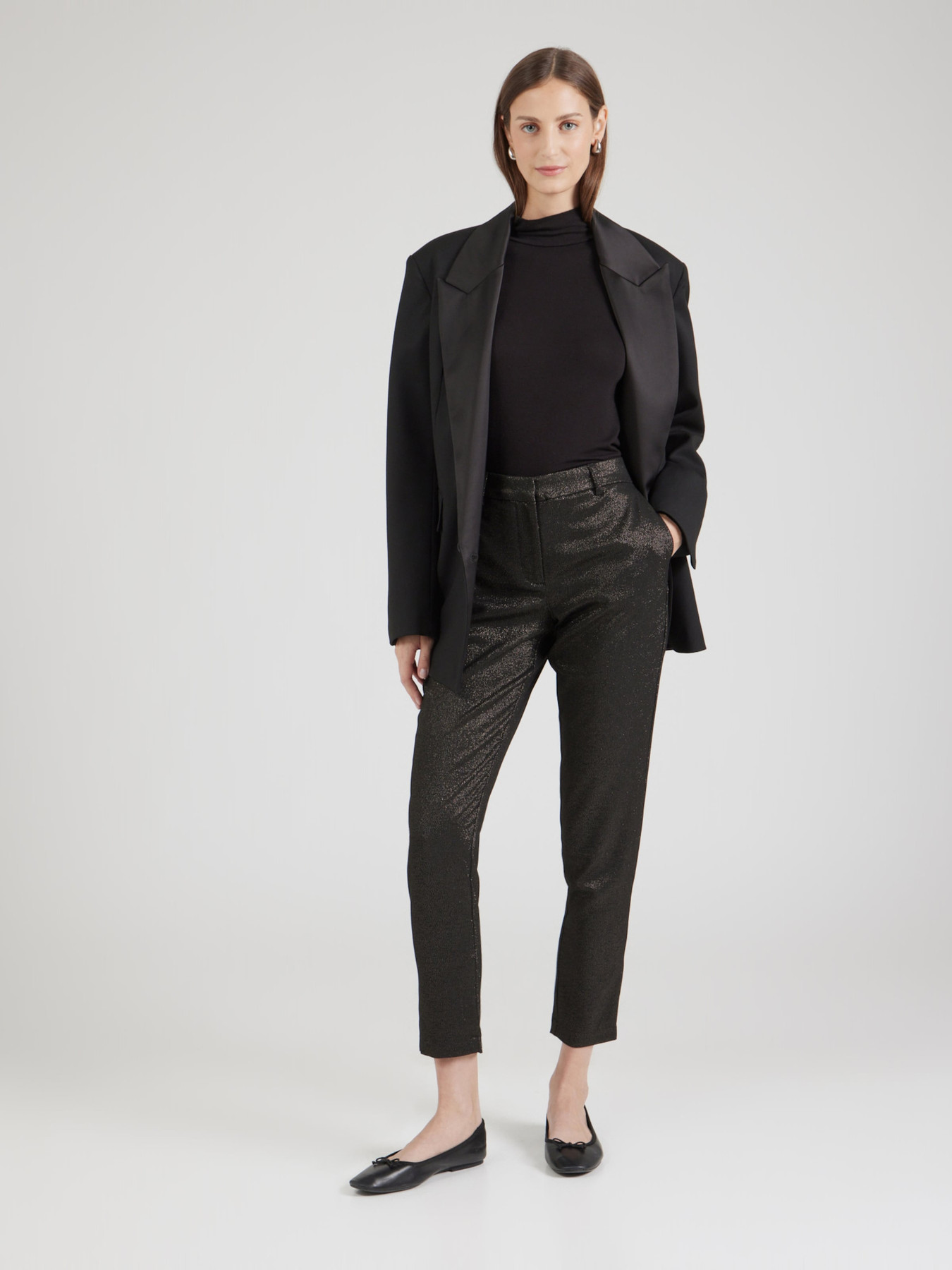 PIECES Hlače 'PCBosella' črna