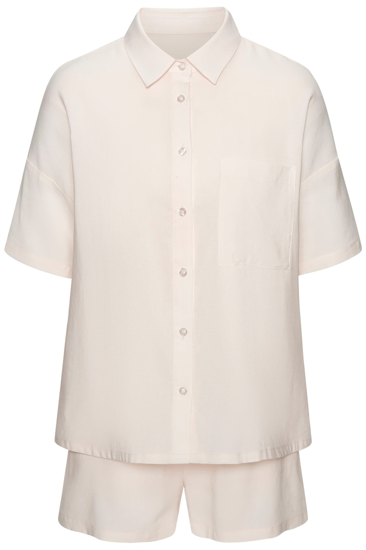 LASCANA Kratke hlače za spanje kremna