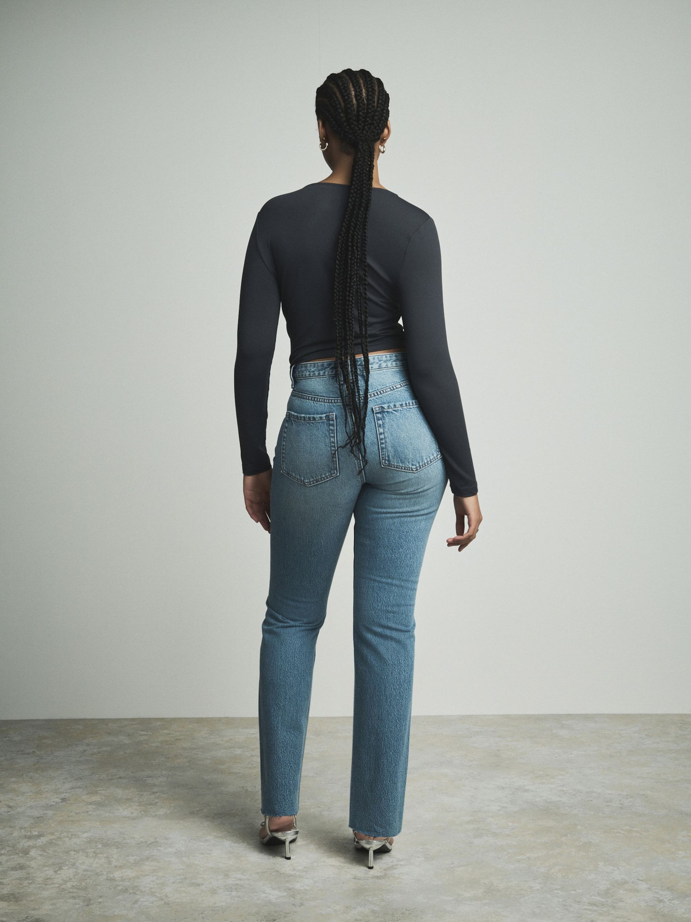 Next Kavbojke temno modra