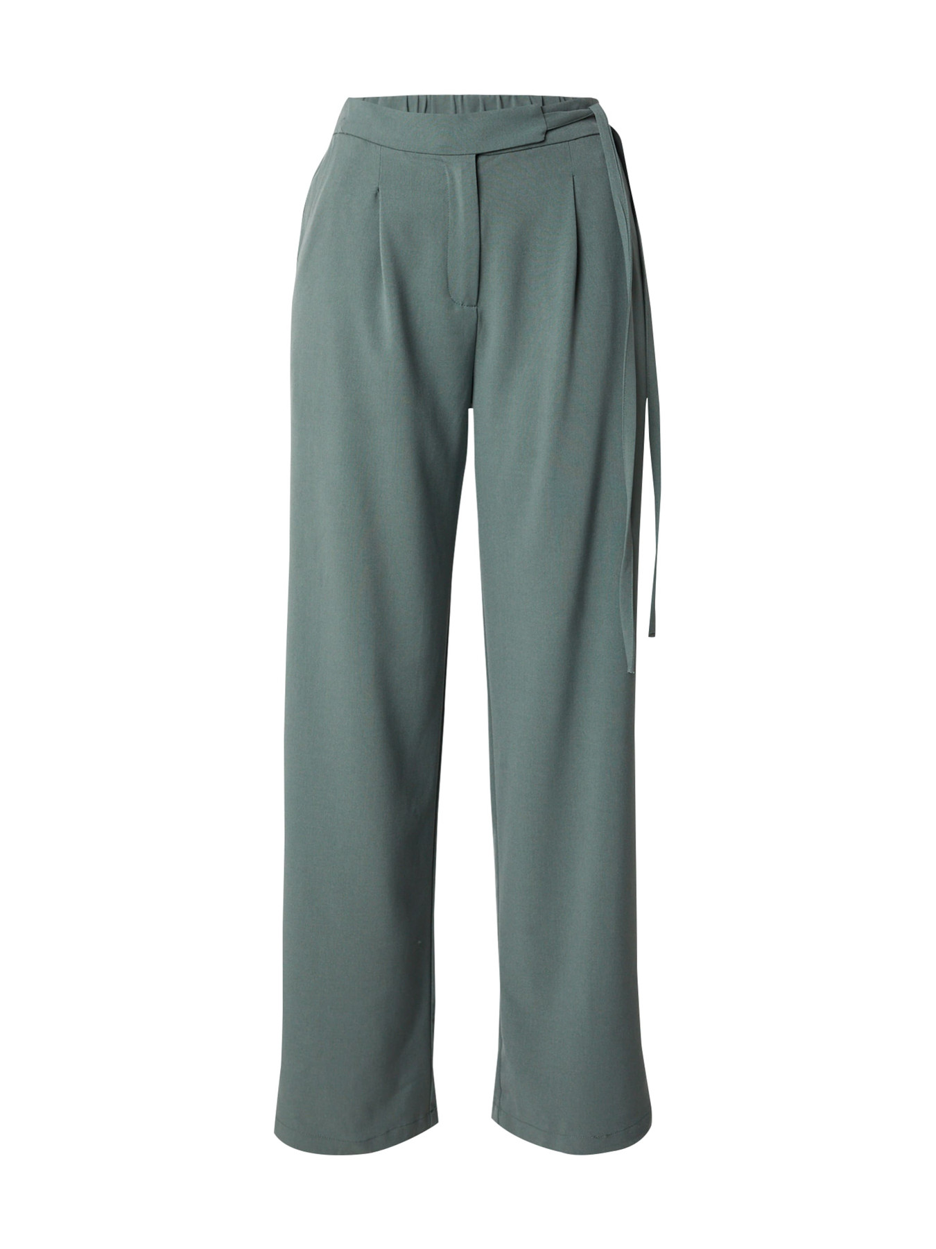 ABOUT YOU Hlače z naborki 'Gemma' zelena