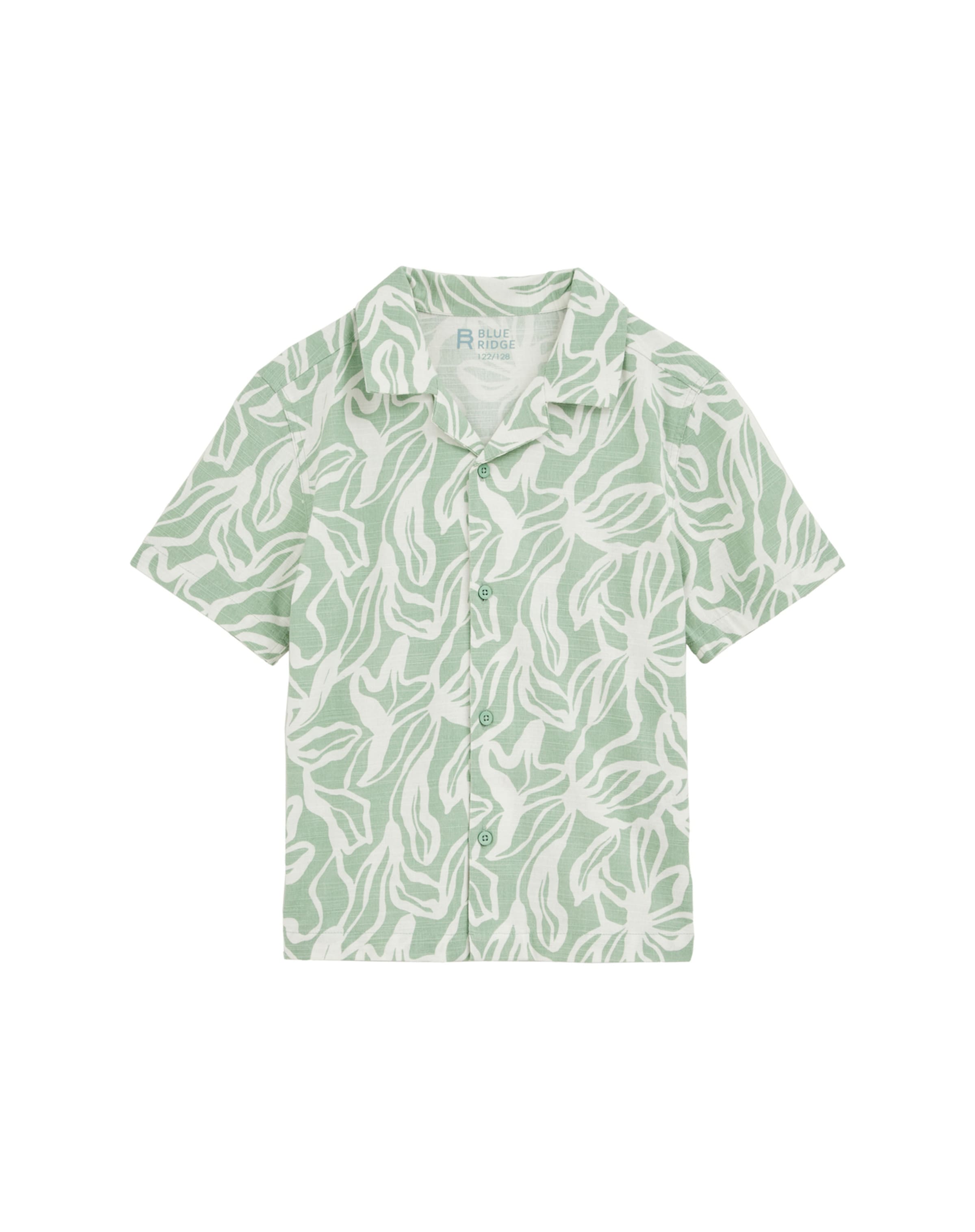 WE Fashion Srajca svetlo zelena / bela