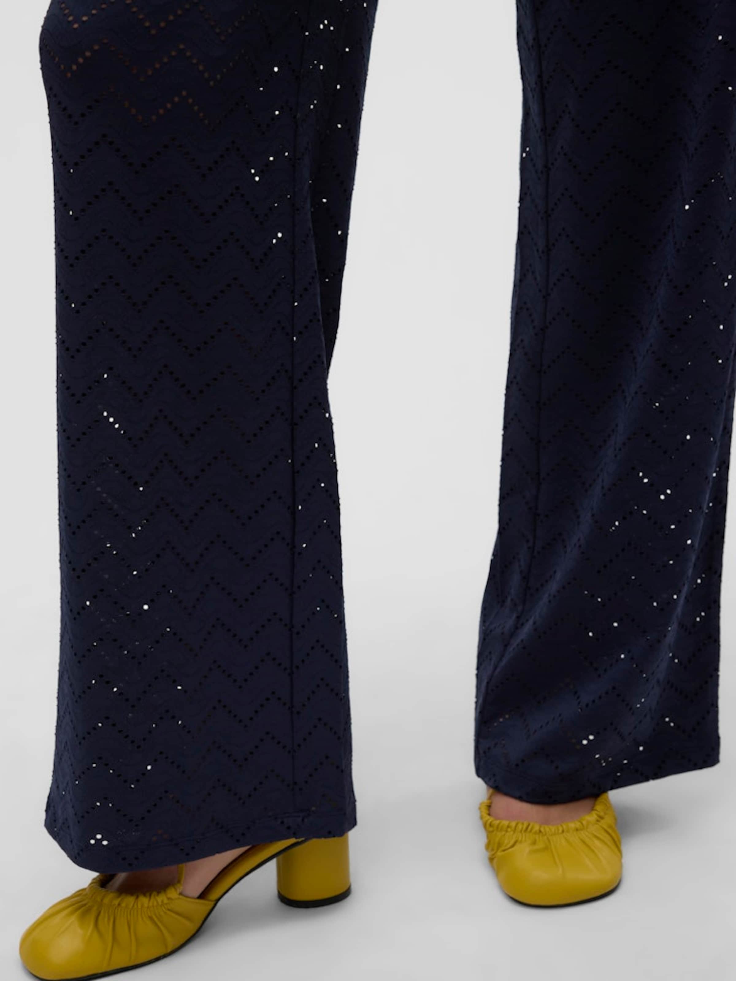 VERO MODA Hlače 'VMTHAS' mornarska