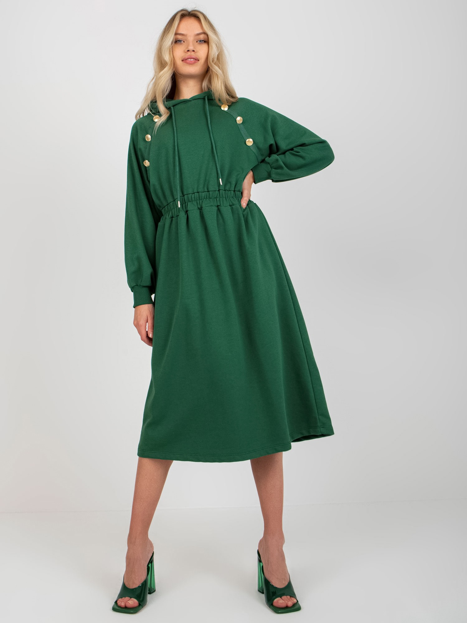 RELEVANCE Dress-RV-SK-8336.12P-dark green