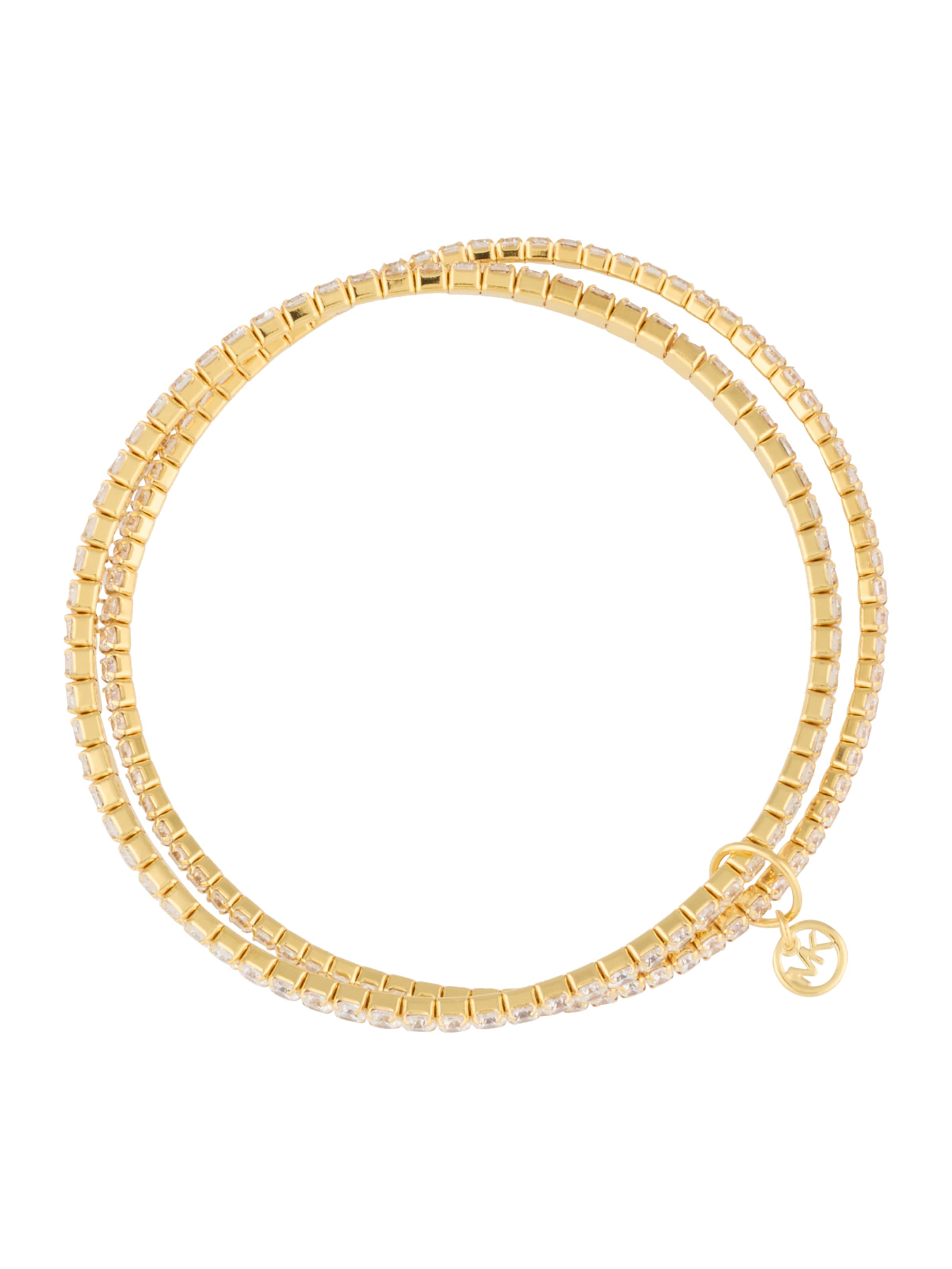 MICHAEL Michael Kors Zapestnica 'BRILLIANCE' zlata / transparentna
