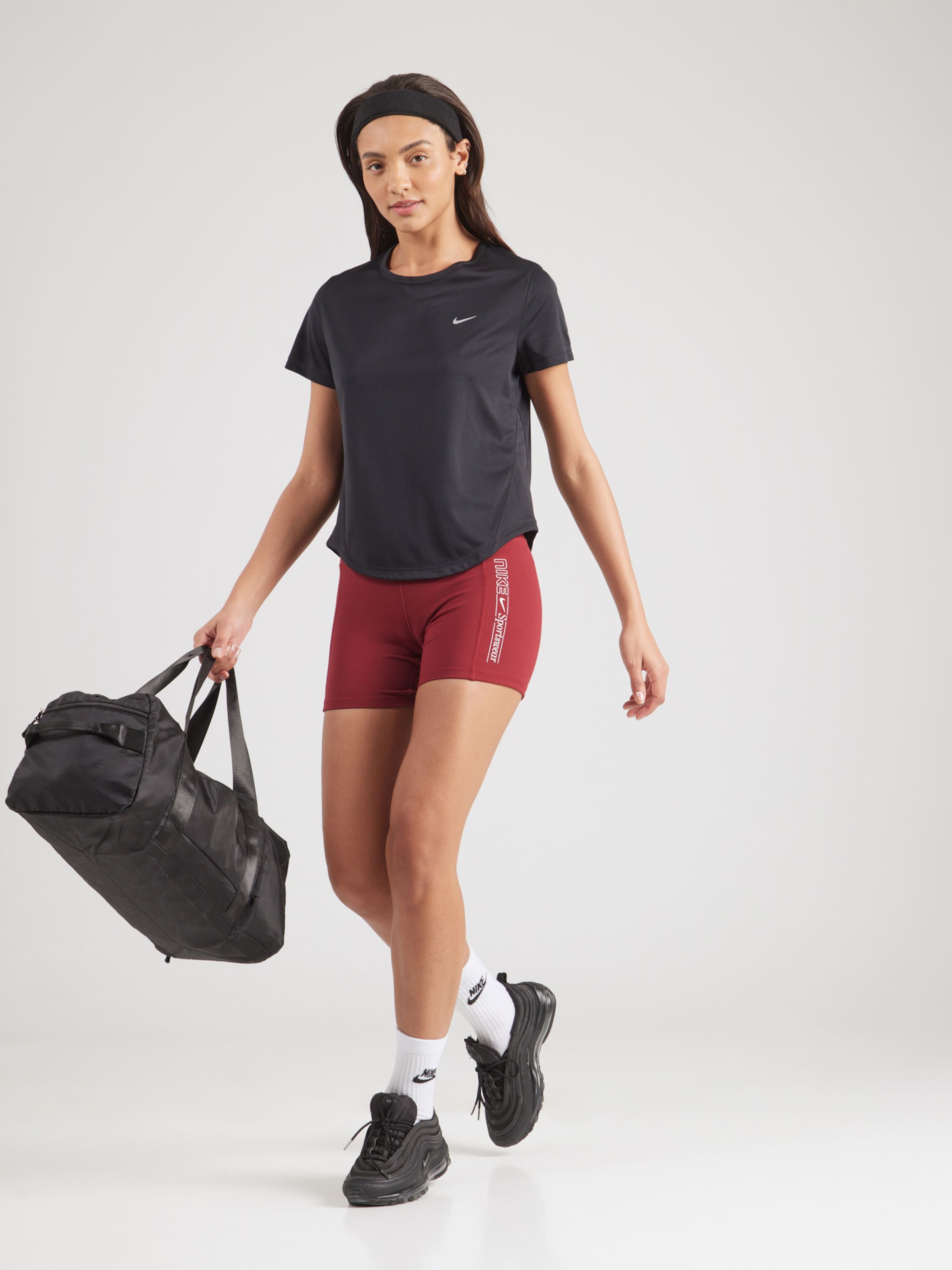 NIKE Funkcionalna majica 'Tempo' črna