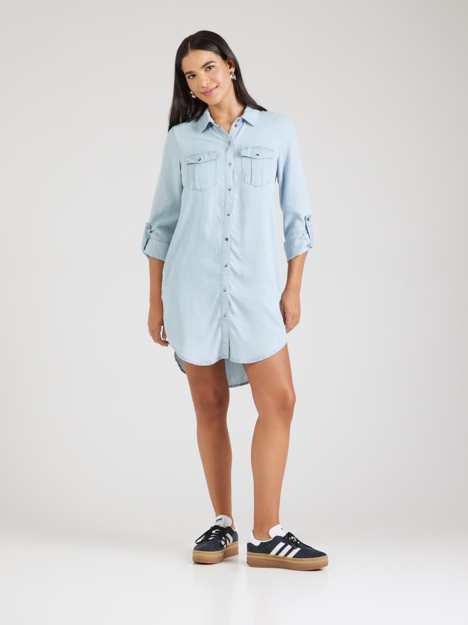 ONLY Dolga srajca 'ONLSille' svetlo modra