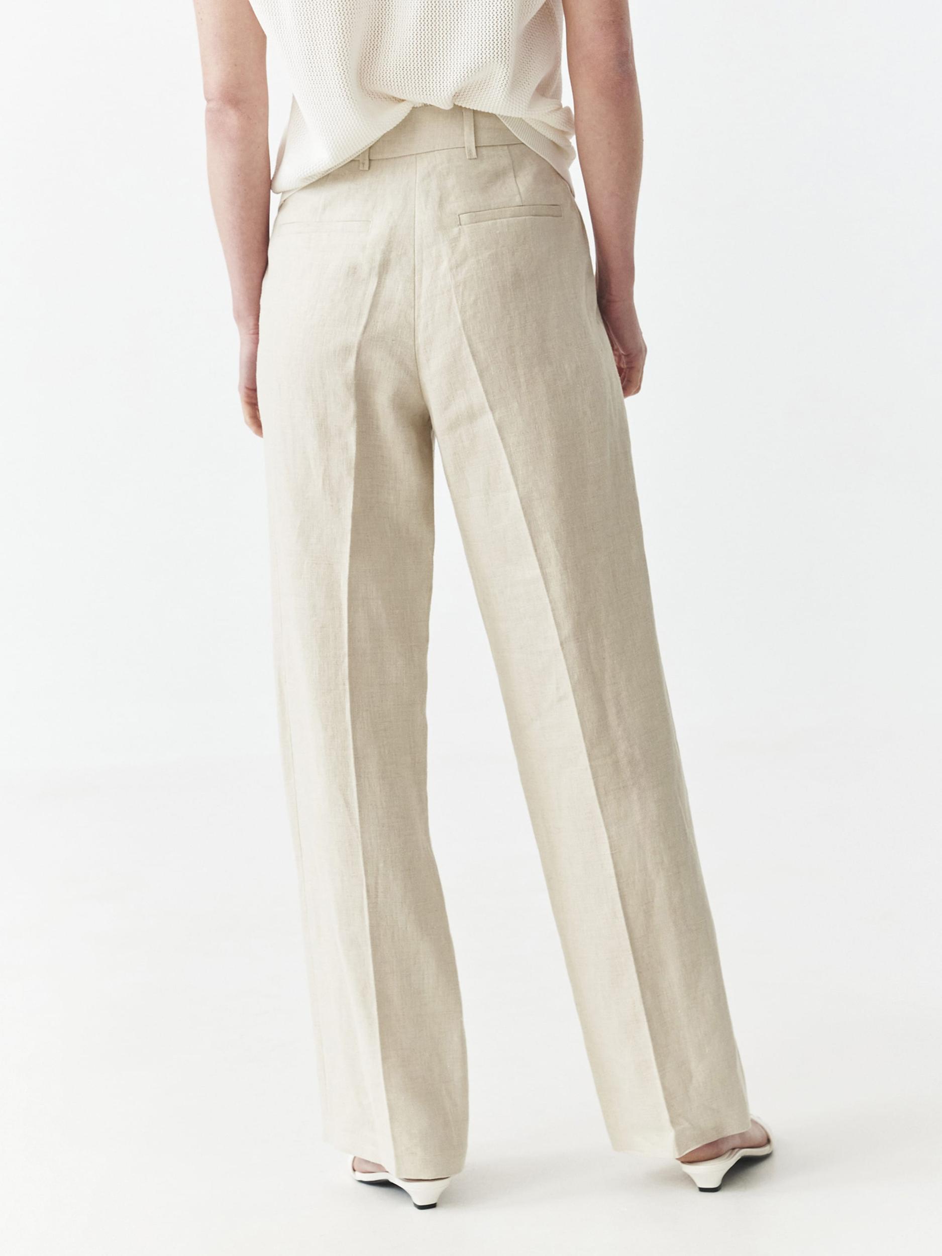 TATUUM Hlače bež / progasto bež