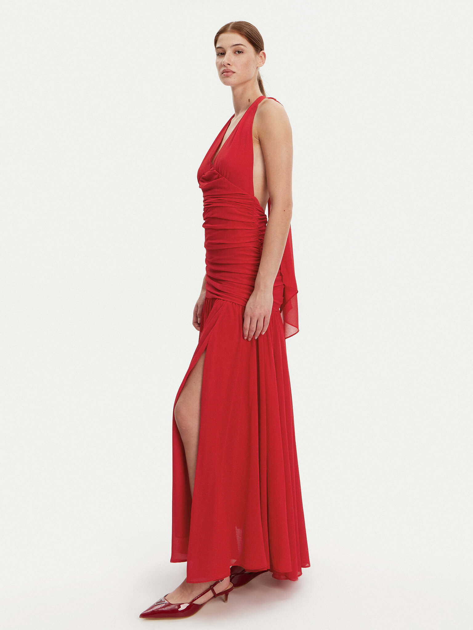 Večerna obleka Bardot