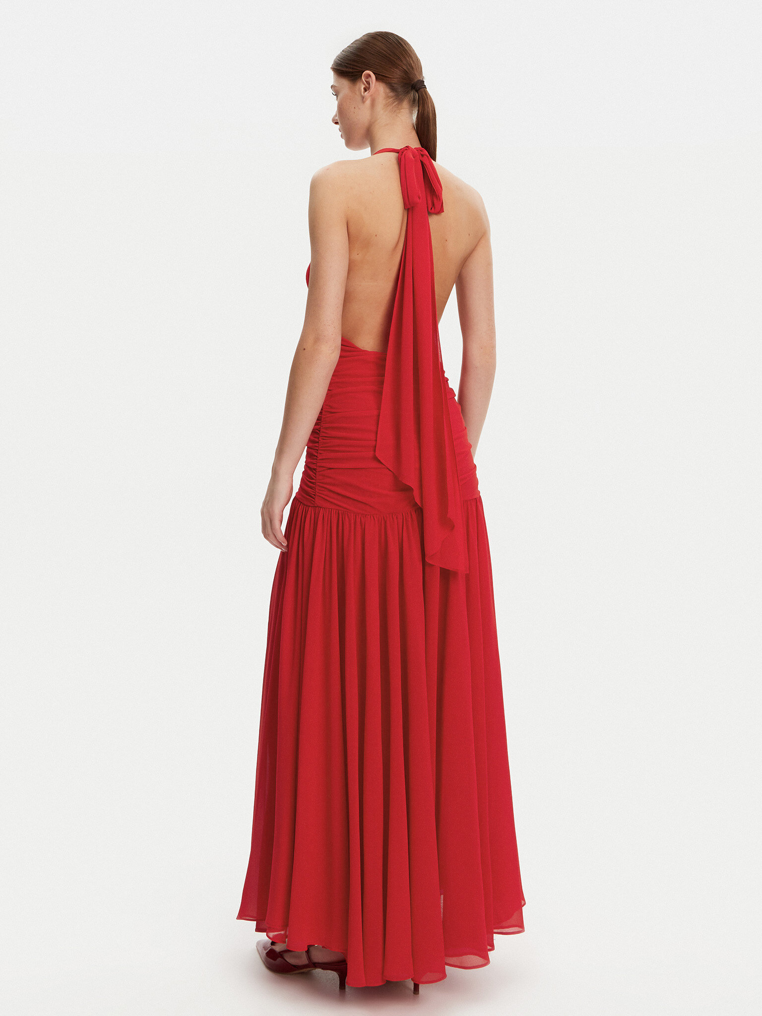 Večerna obleka Bardot