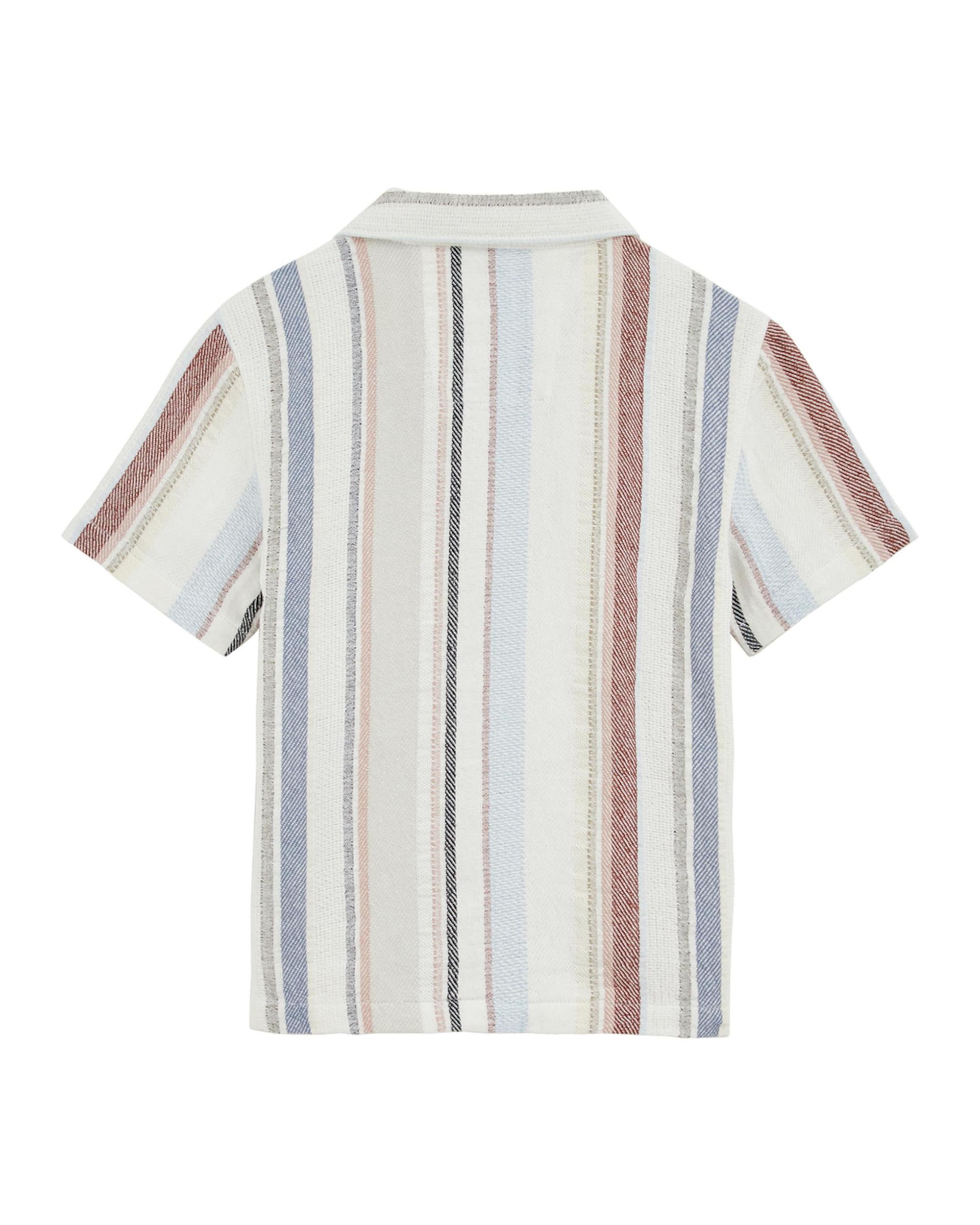 WE Fashion Srajca safir / svetlo modra / karminsko rdeča / bela