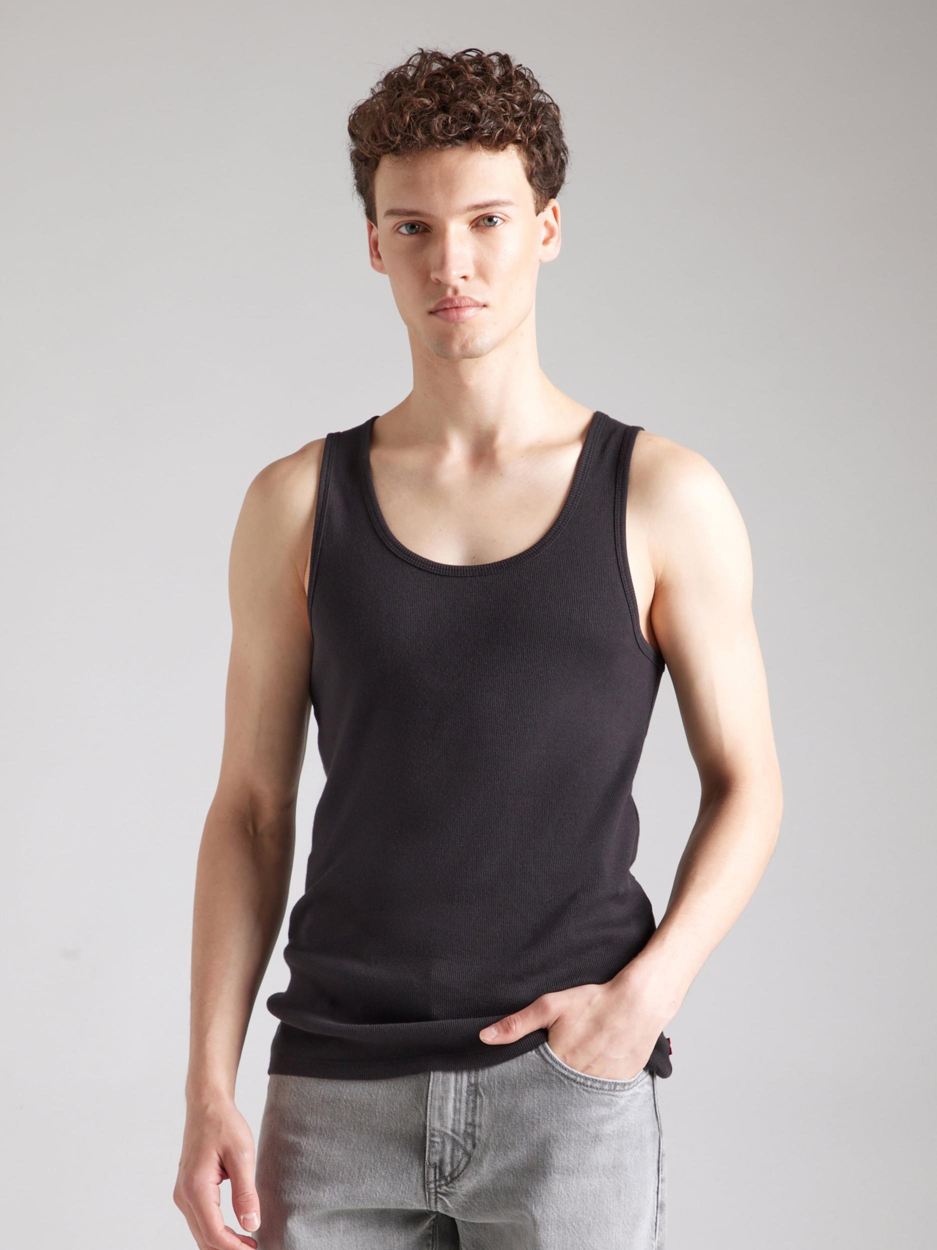 LEVI'S  Majica 'Levi's Pride Rib Tank - 2 Pack' črna / bela