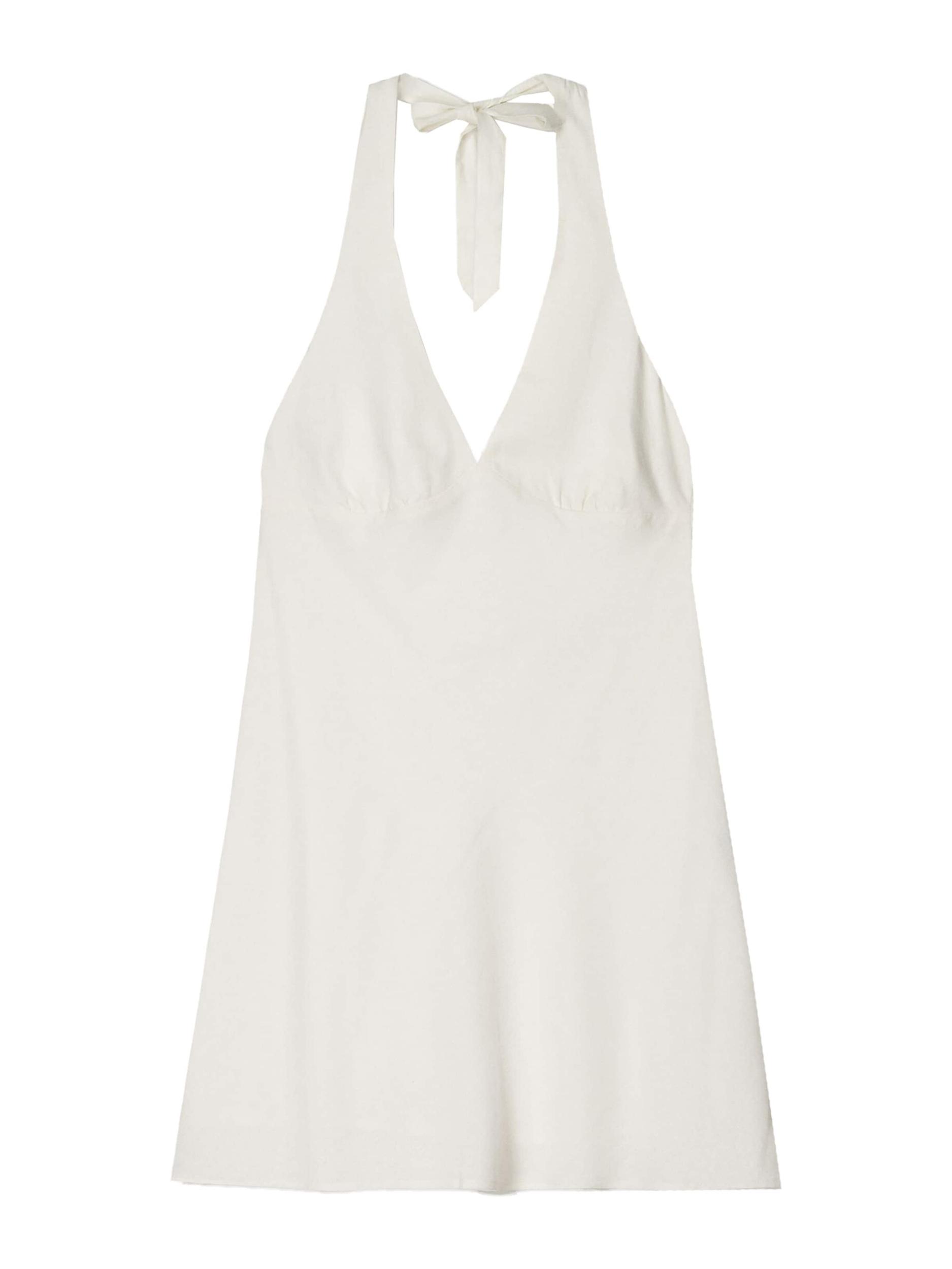 Bershka Poletna obleka bela