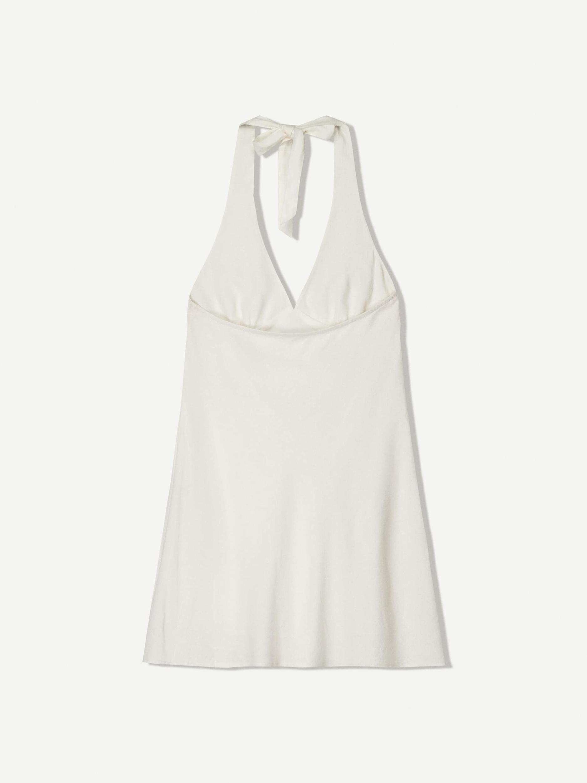 Bershka Poletna obleka bela