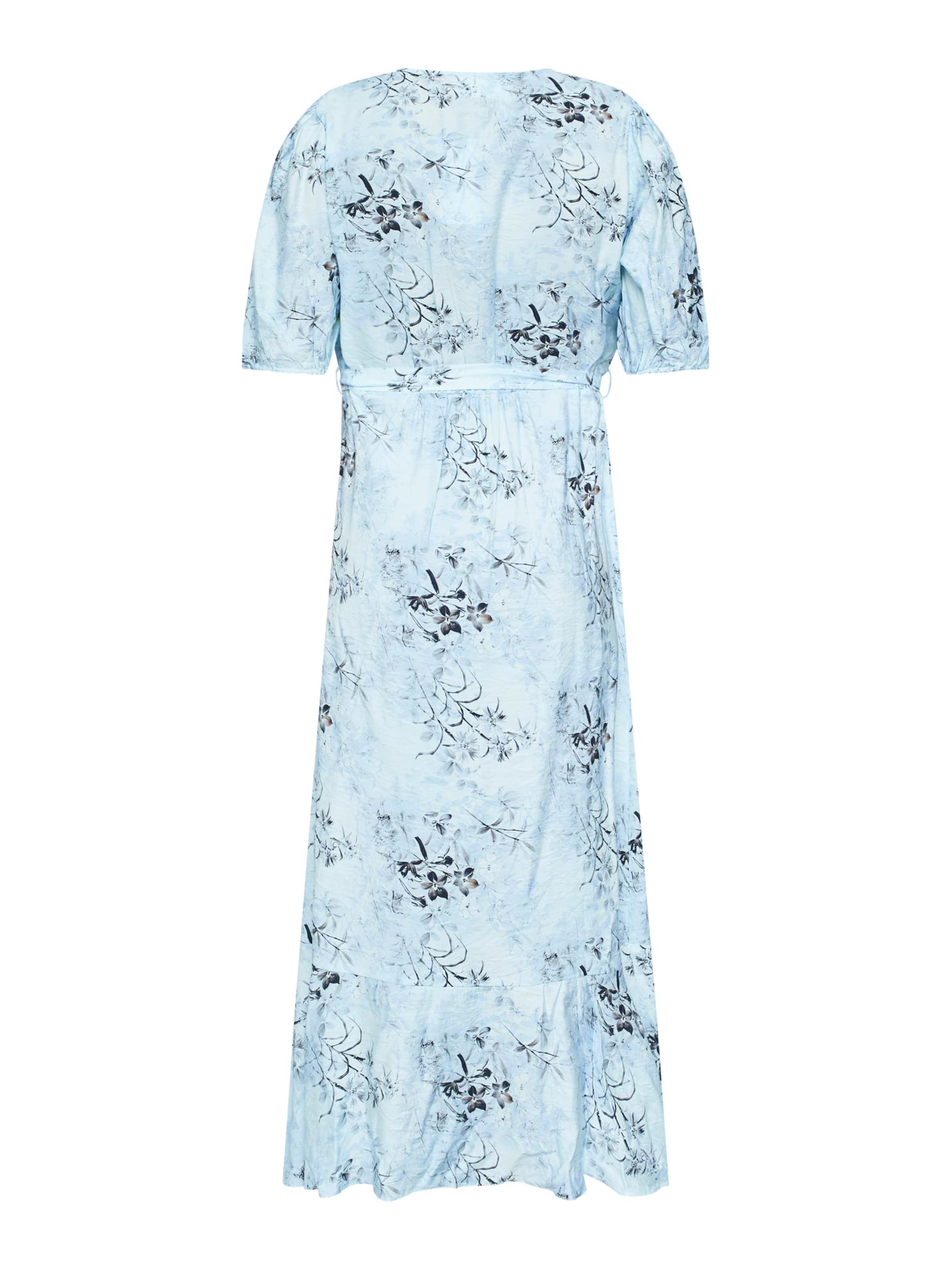 SISTERS POINT Obleka 'GIVLA' golobje modra / nebeško modra / črna