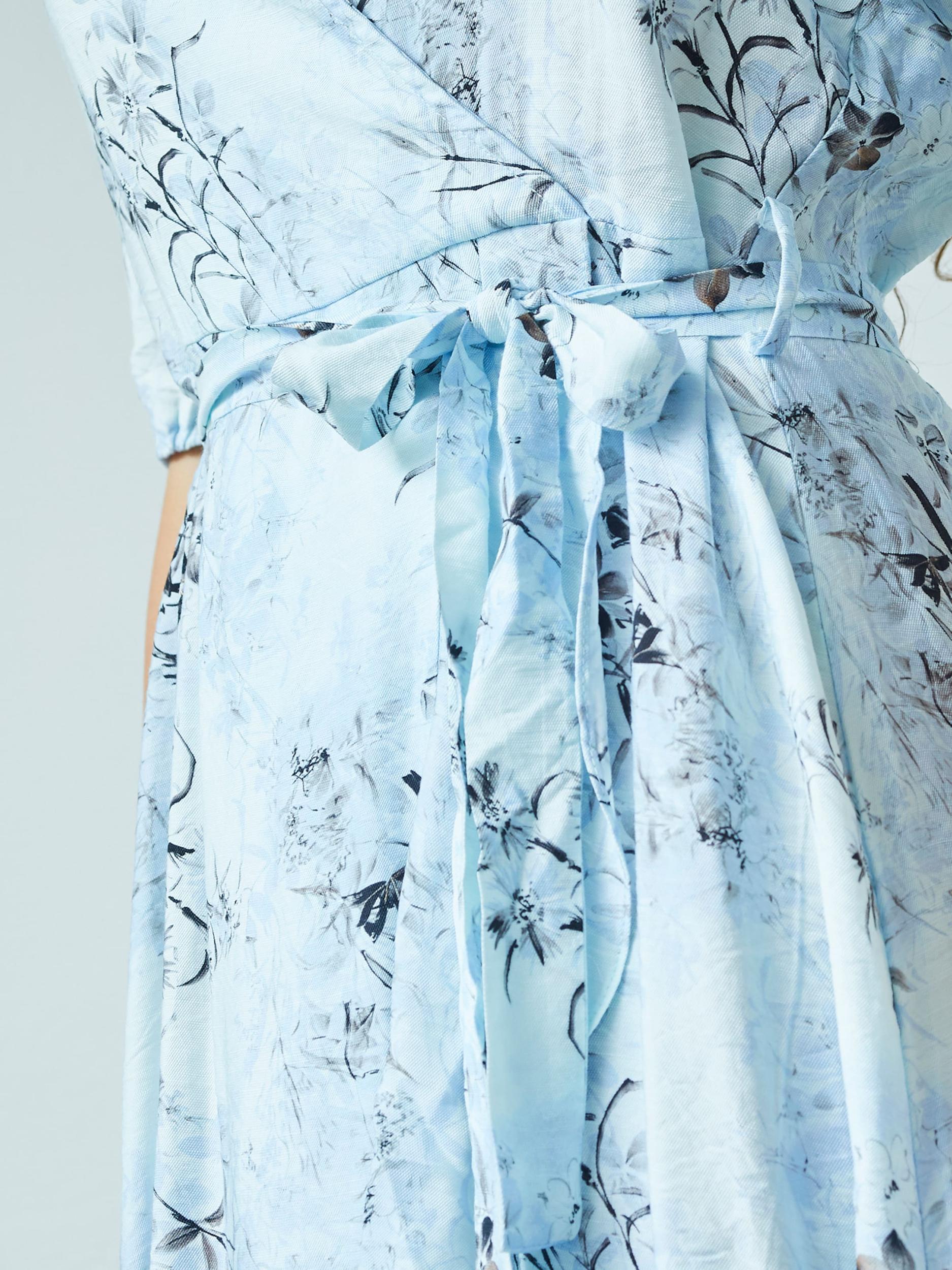 SISTERS POINT Obleka 'GIVLA' golobje modra / nebeško modra / črna