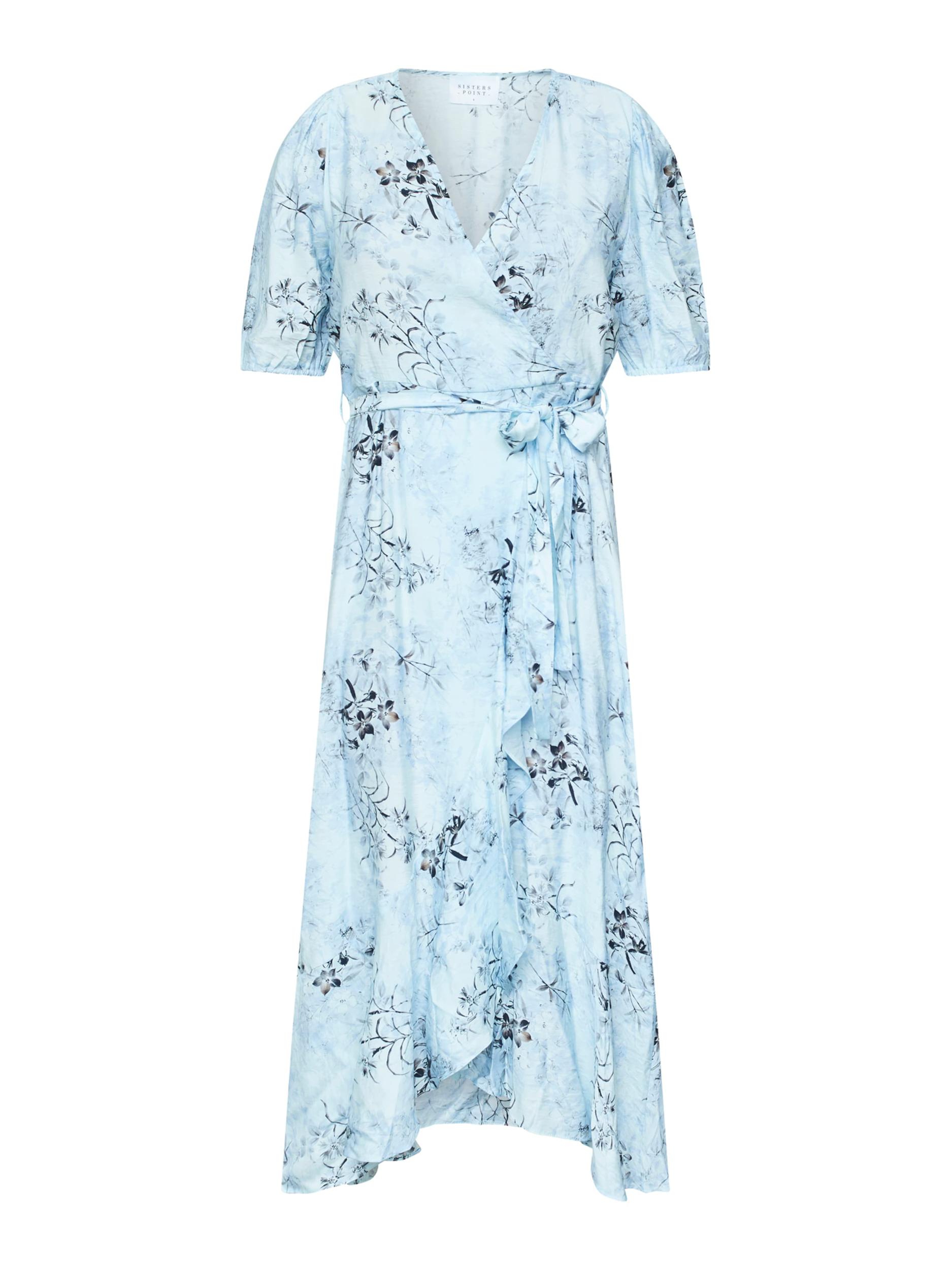 SISTERS POINT Obleka 'GIVLA' golobje modra / nebeško modra / črna