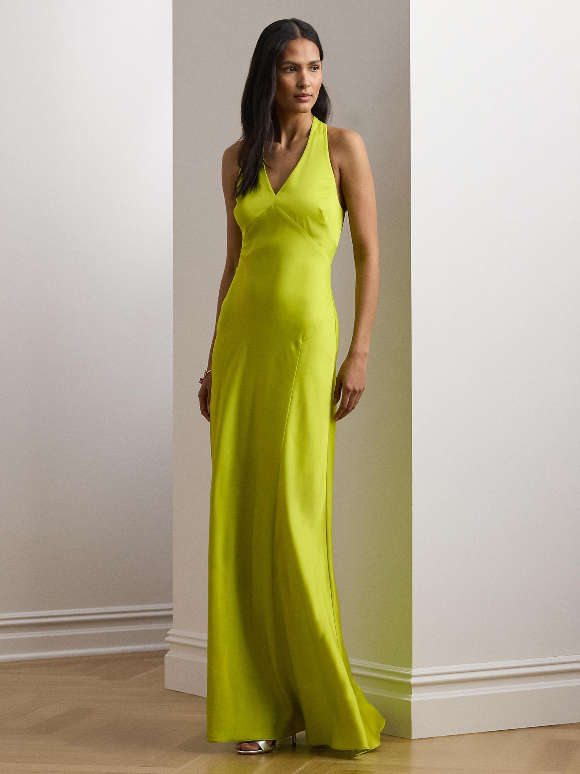 Lauren Ralph Lauren Večerna obleka limeta