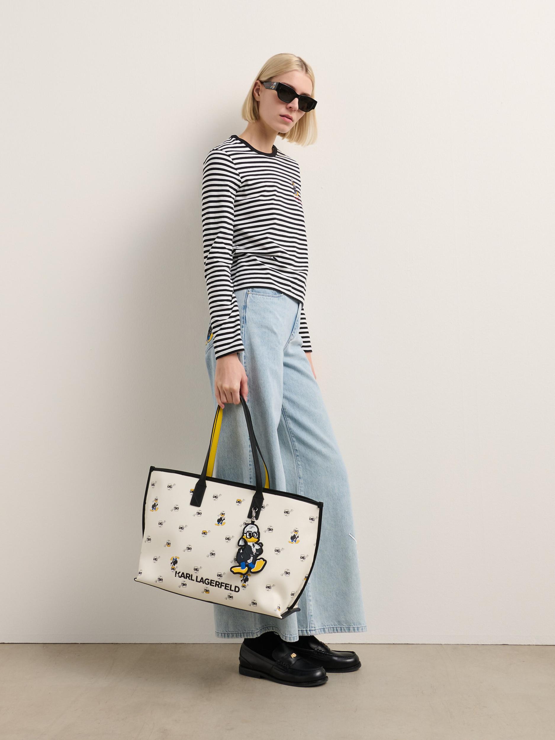 Karl Lagerfeld Majica 'Disney X Karl Lagerfeld' modra / rumena / črna / bela