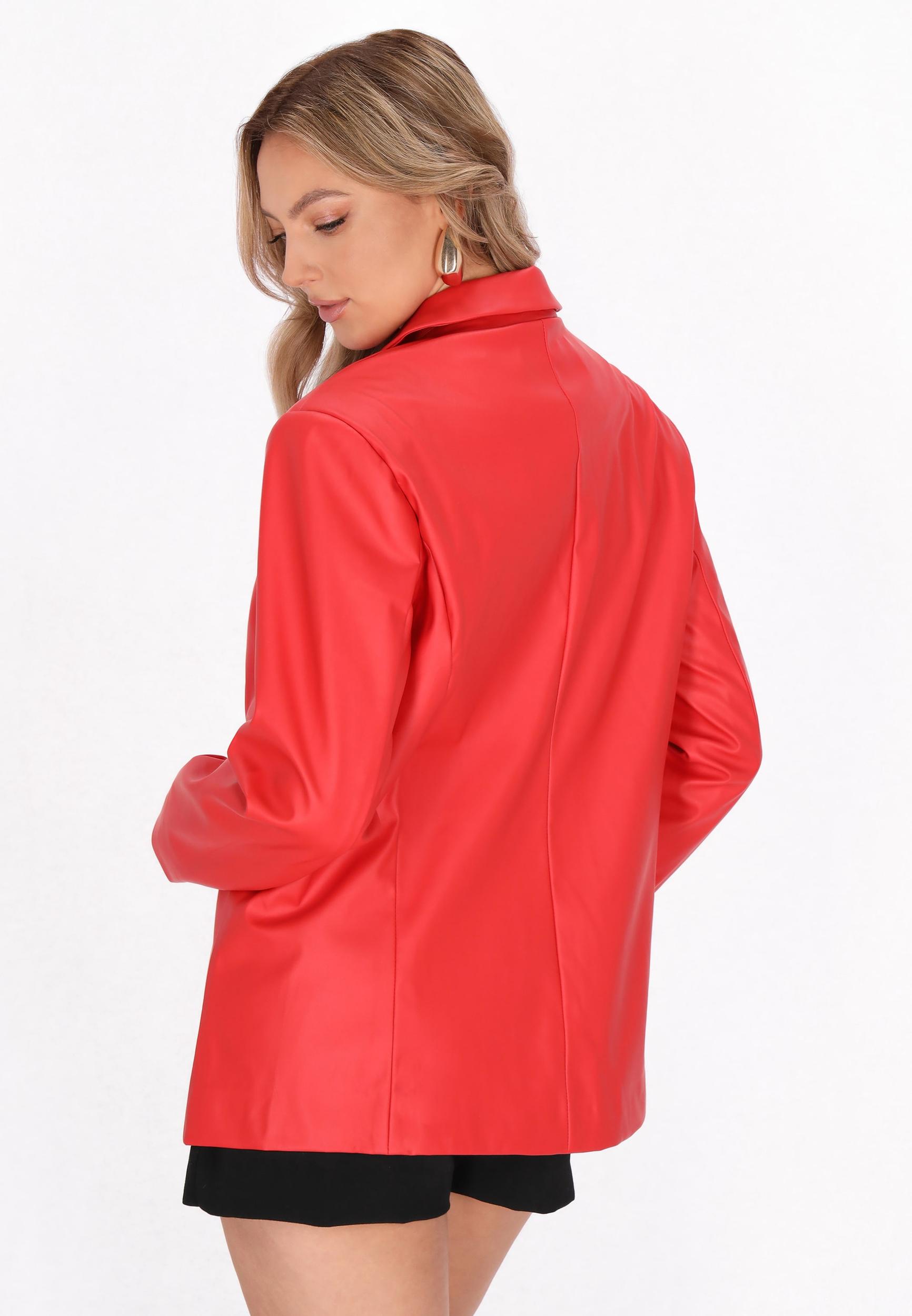 faina Blazer 'Classy Look' rdeča