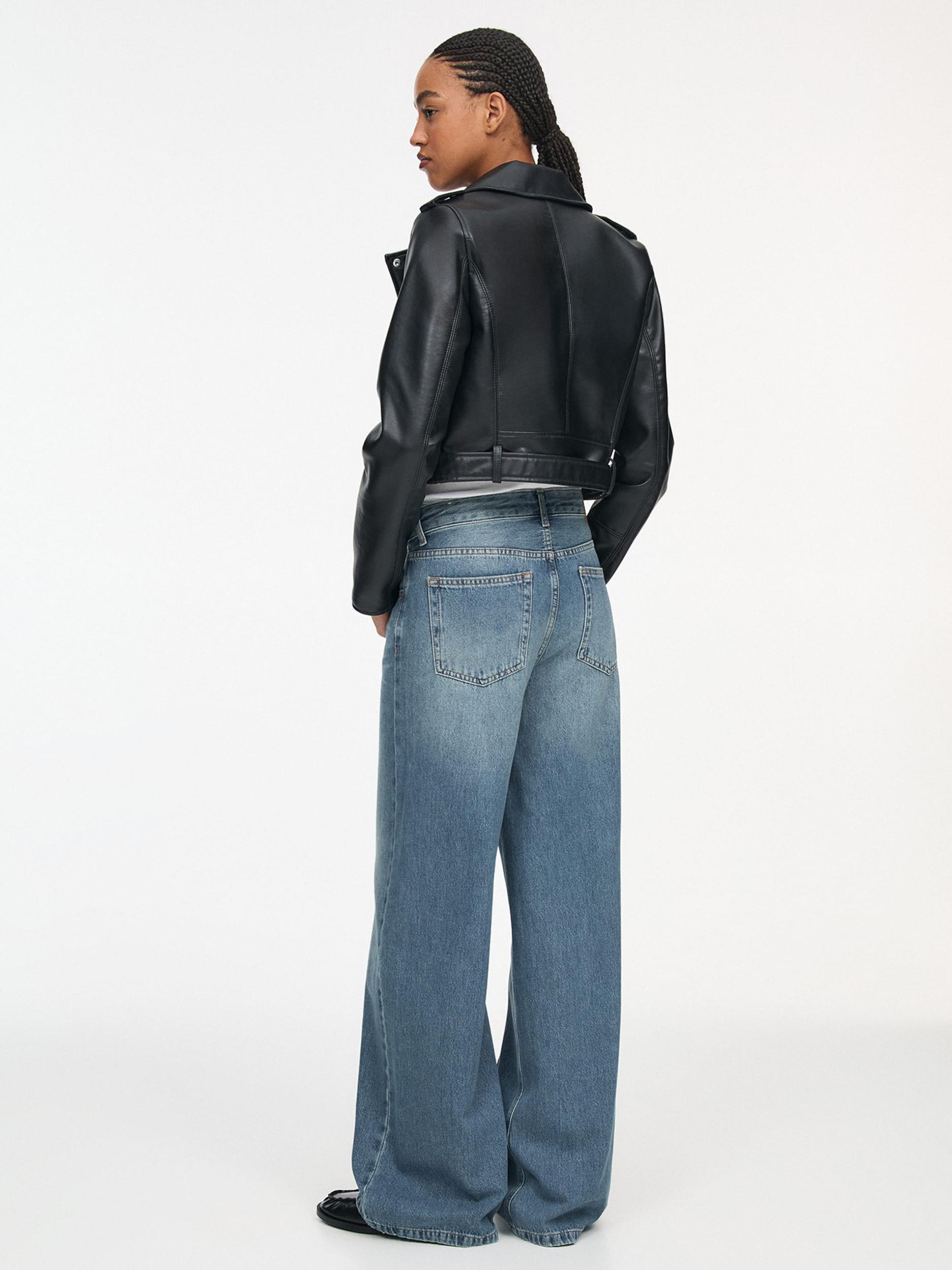 Pull&Bear Kavbojke moder denim