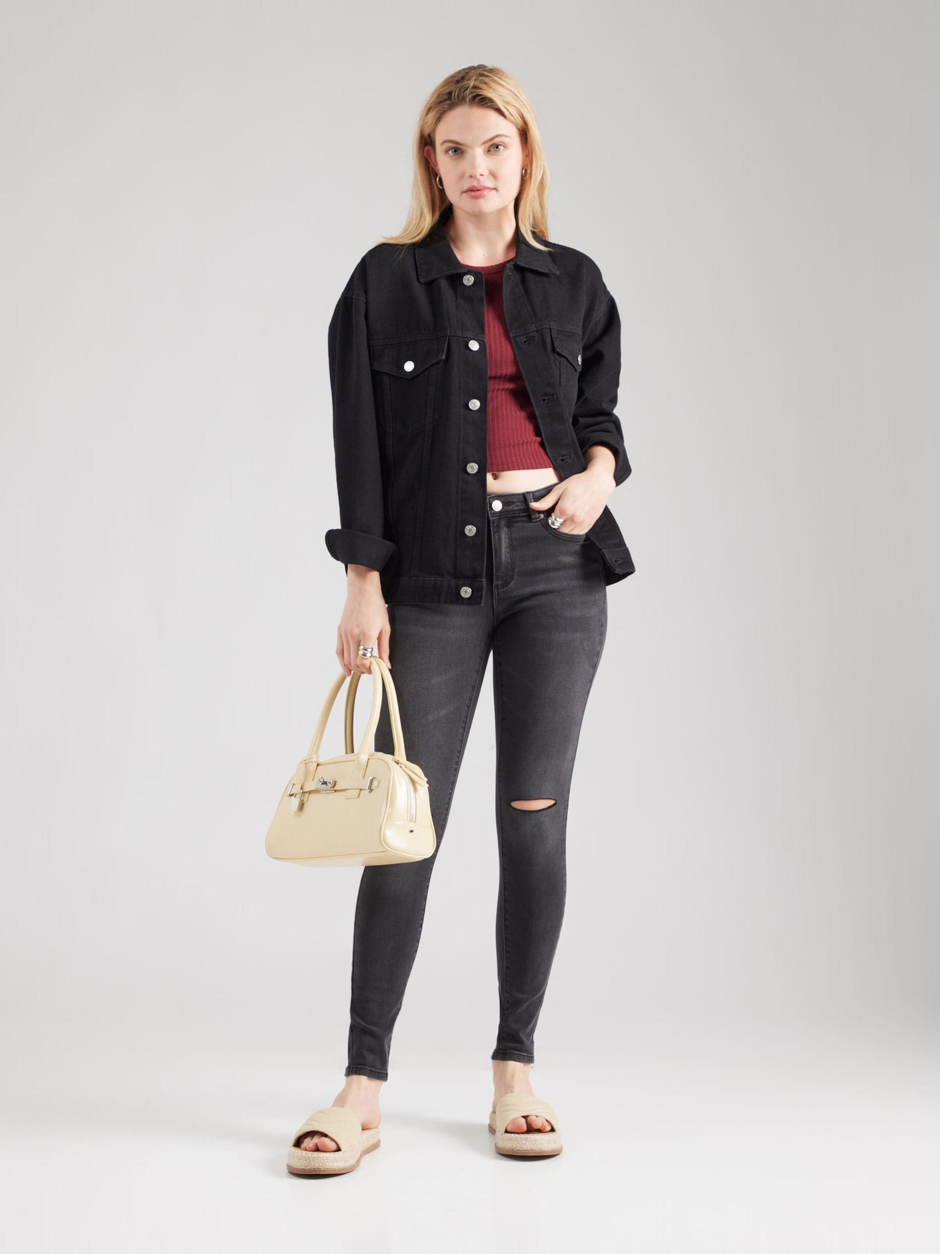 ONLY Kavbojke 'ONLWAUW' črn denim